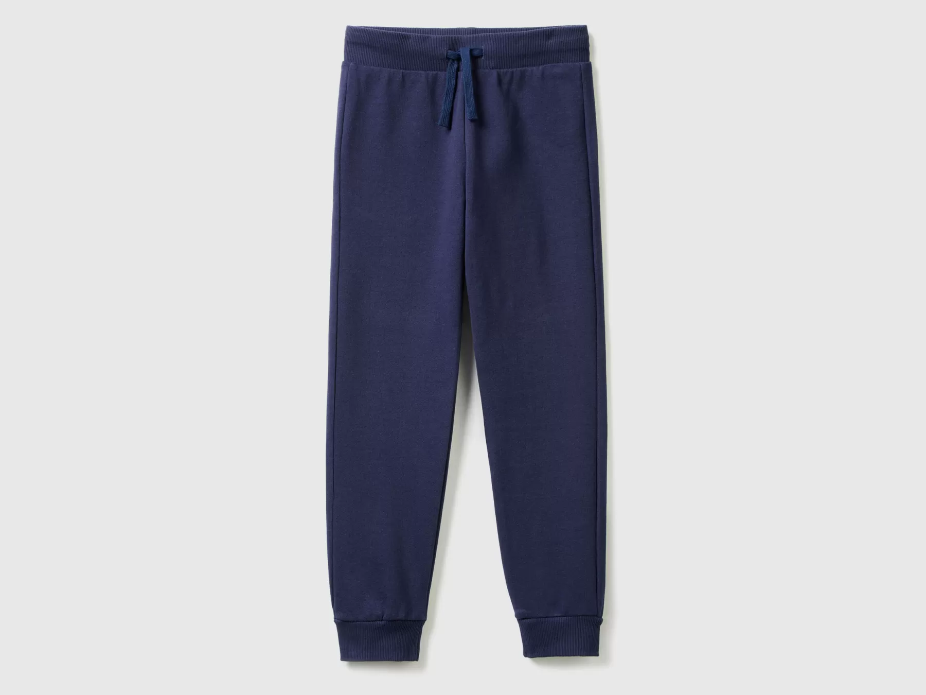 Benetton Pantaloni Sportivi Con Coulisse Blu Scuro Discount