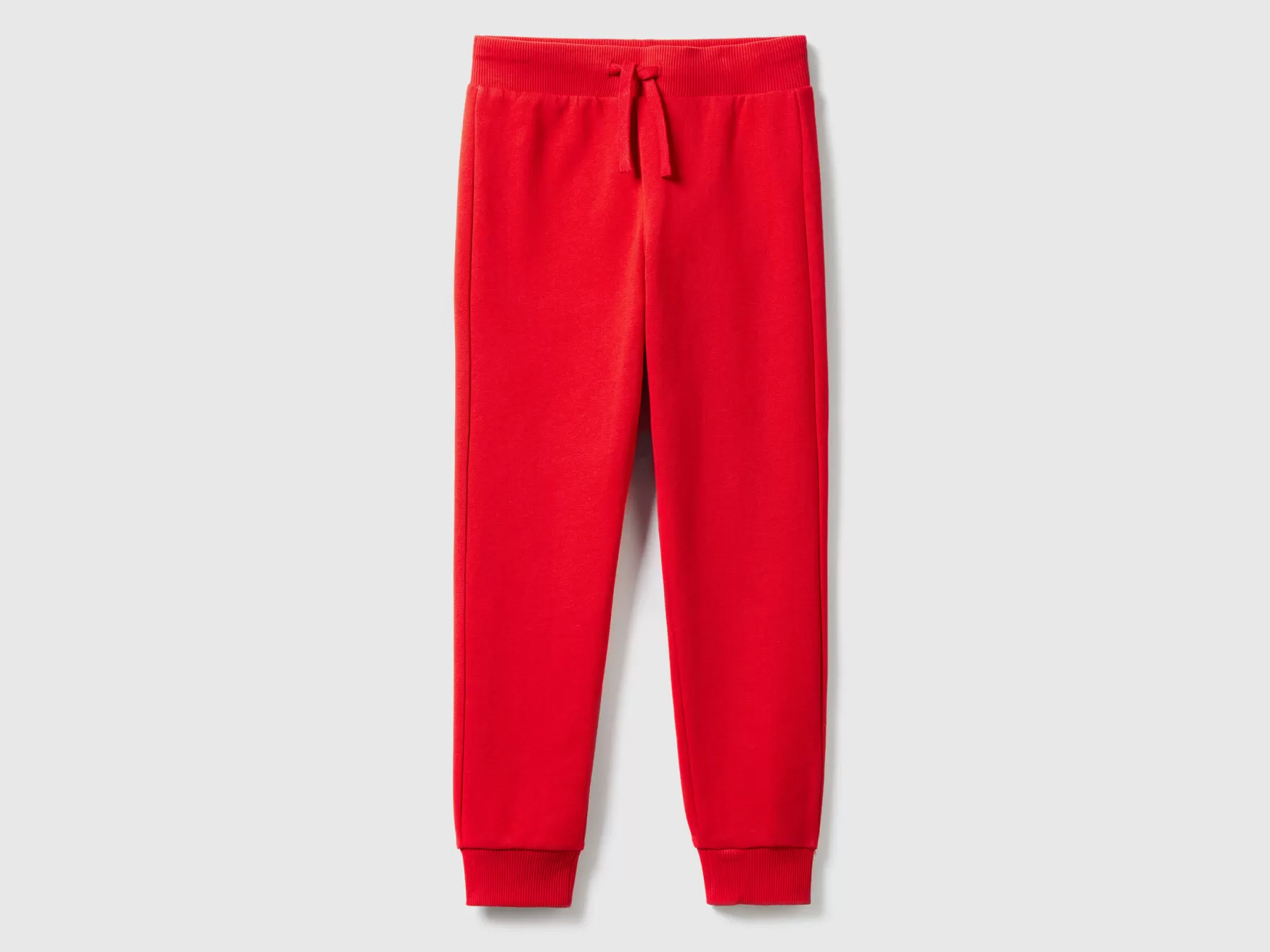 Benetton Pantaloni Sportivi Con Coulisse Rosso Fashion