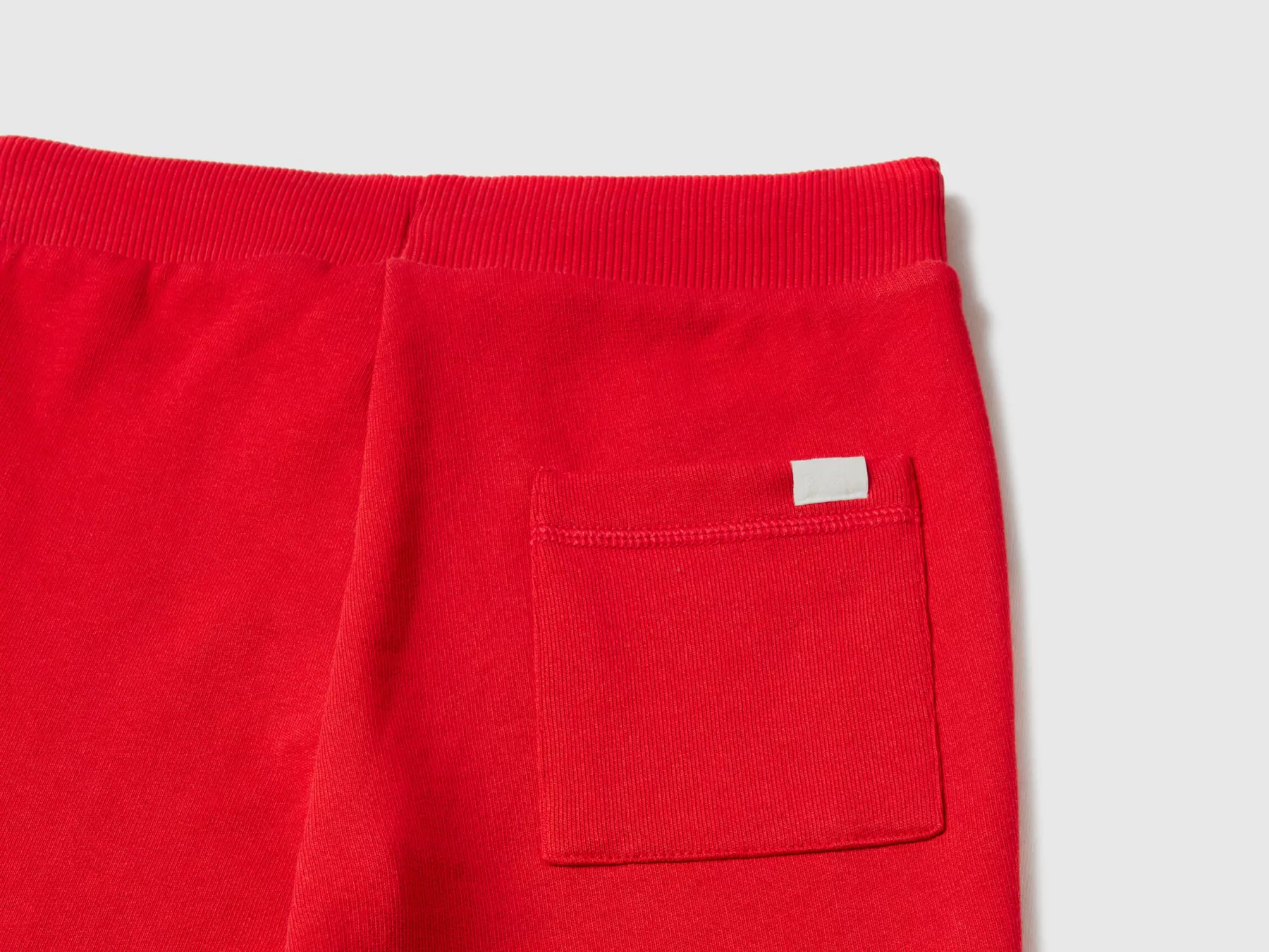 Benetton Pantaloni Sportivi Con Coulisse Rosso Fashion