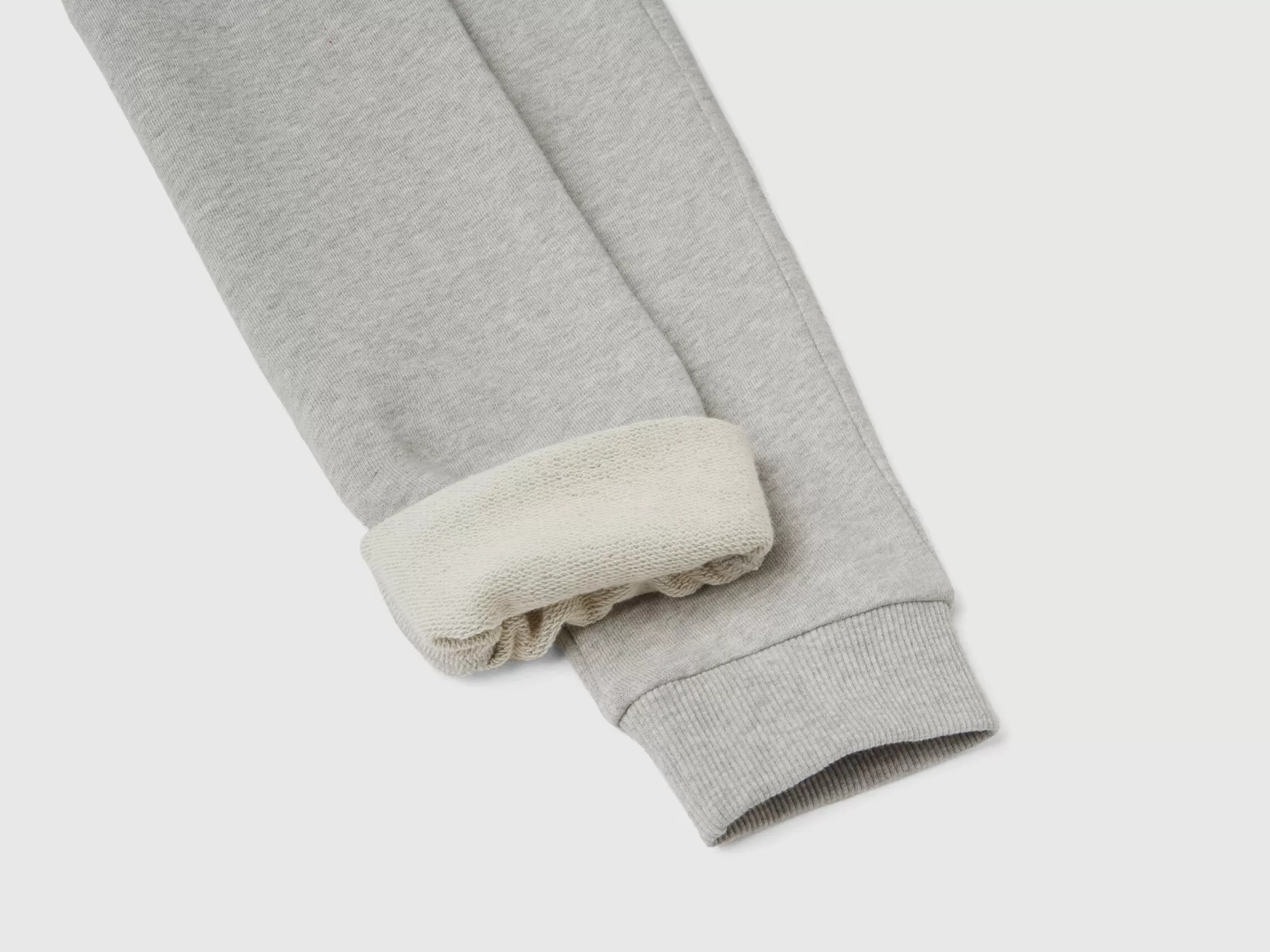 Benetton Pantaloni Sportivi Con Coulisse Grigio Chiaro Flash Sale