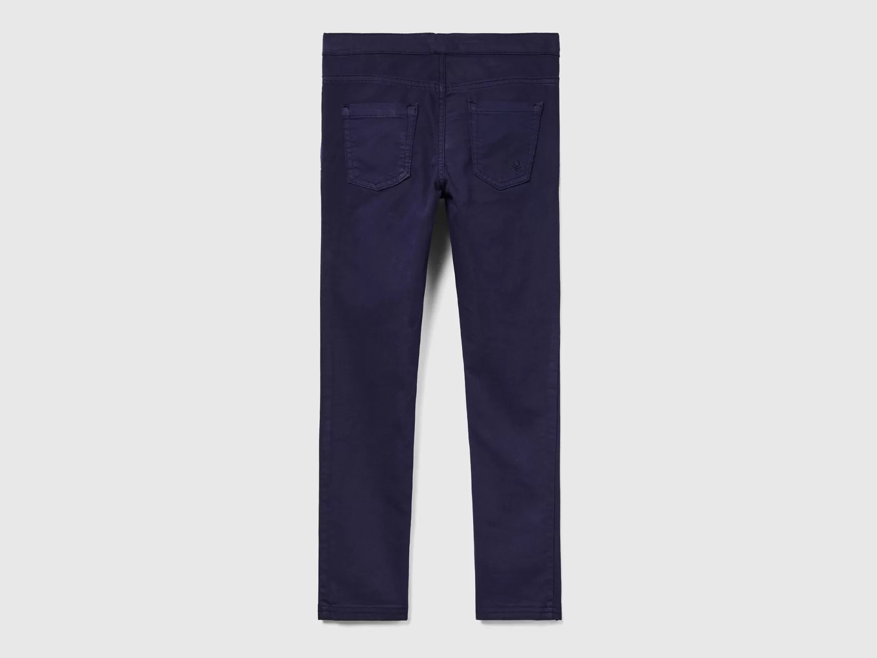 Benetton Pantaloni Super Skinny Blu Scuro Fashion