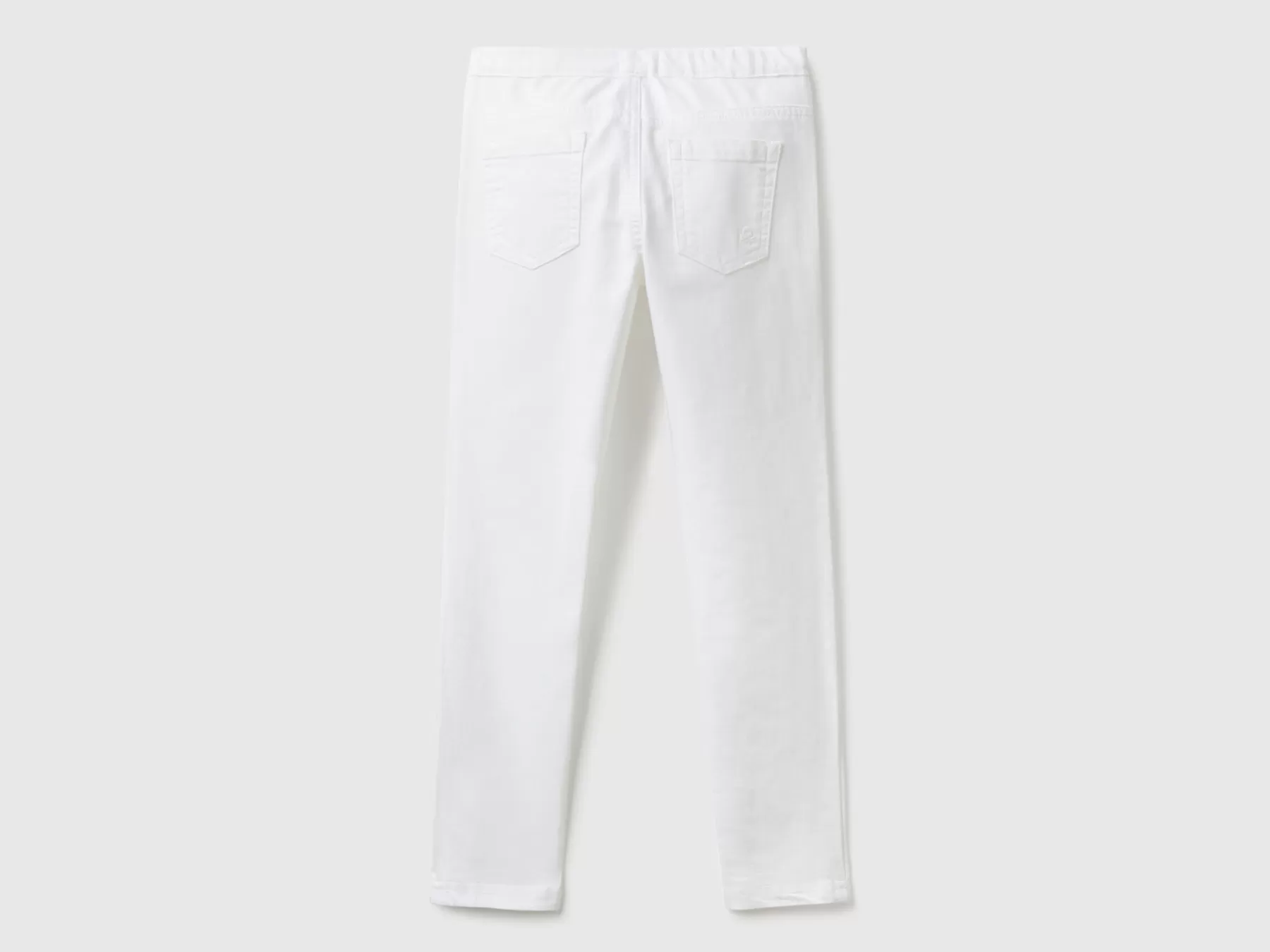 Benetton Pantaloni Super Skinny Bianco Online