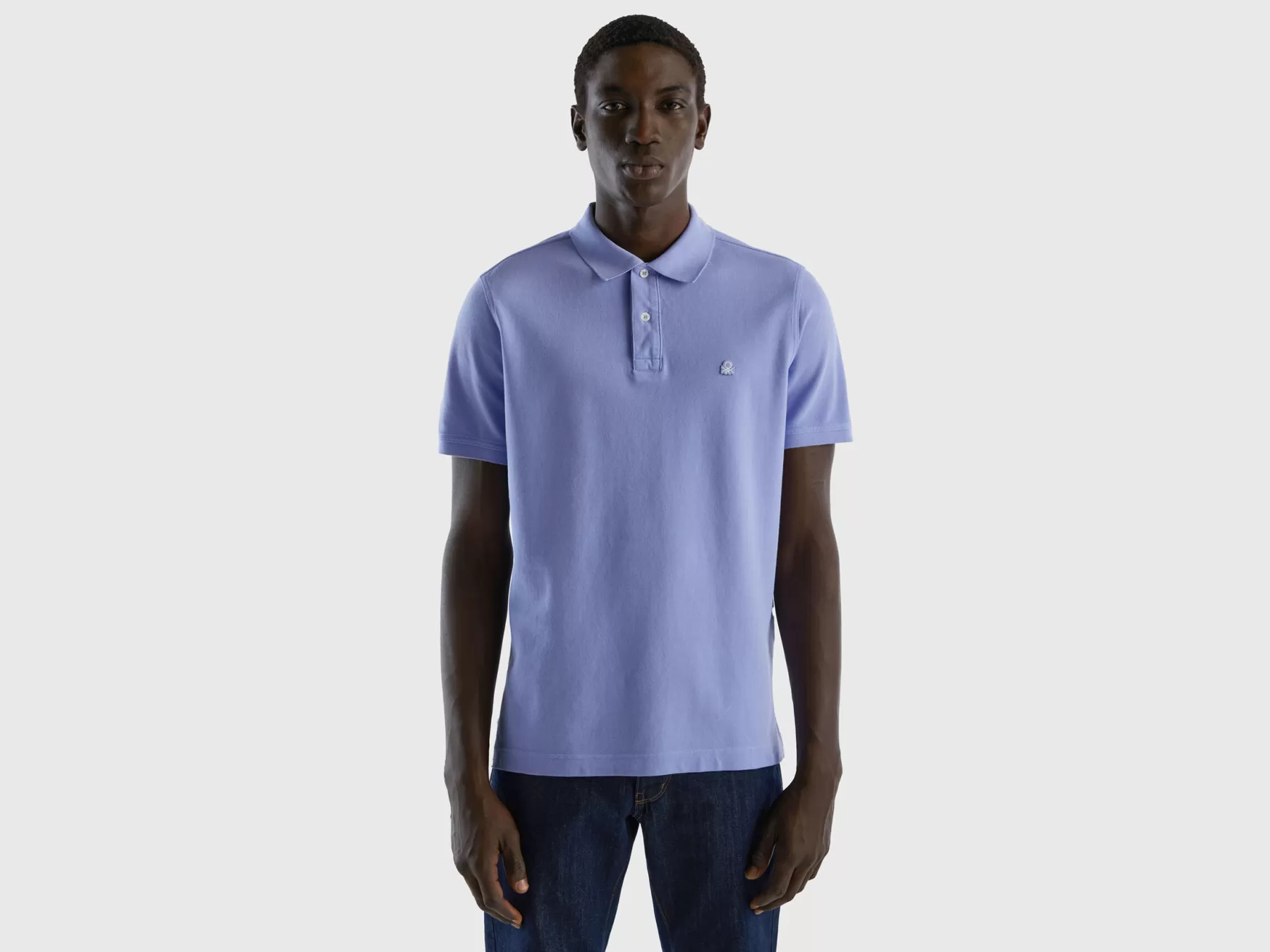 Benetton Polo Violaregular Fit Pervinca Store