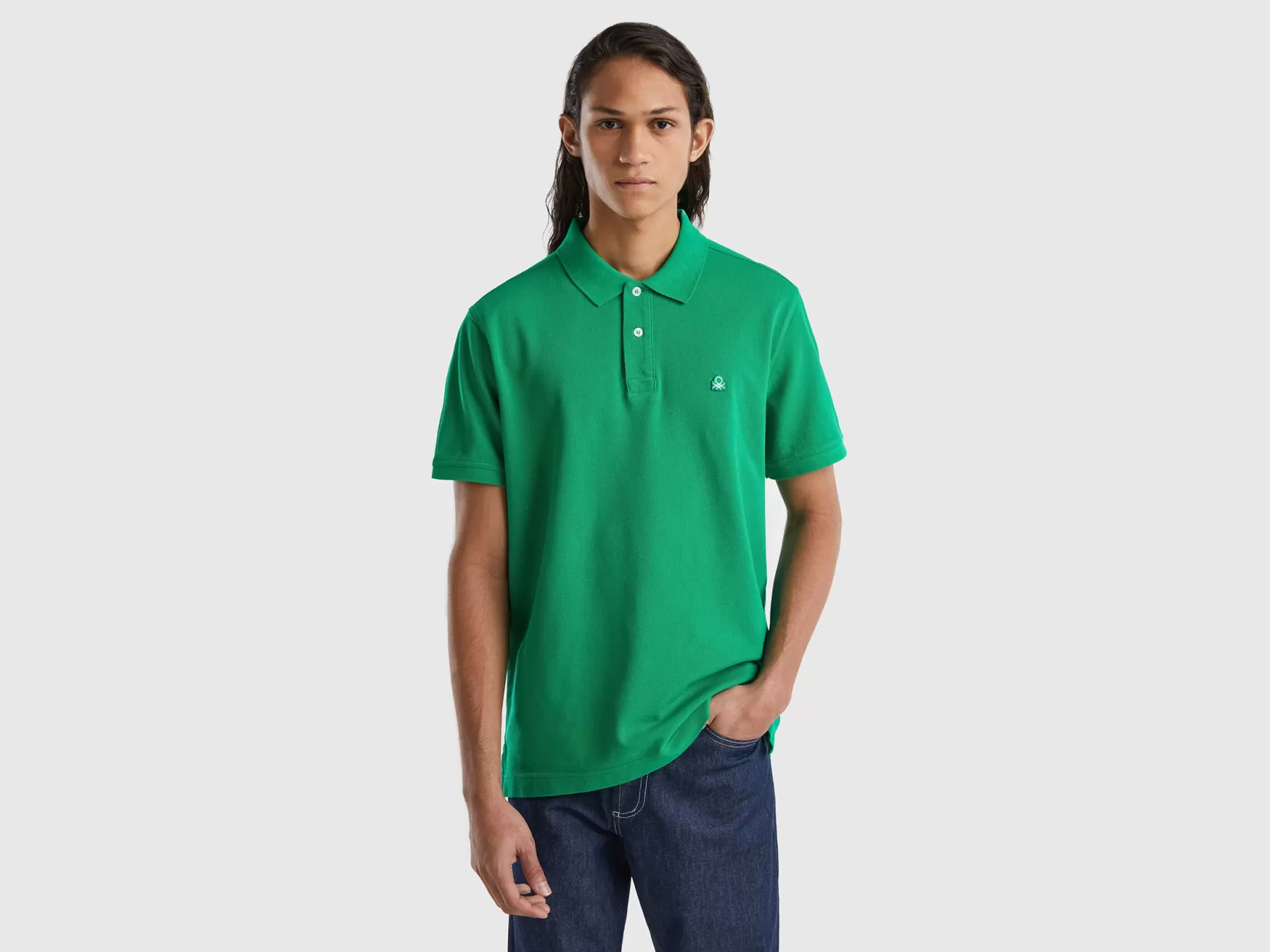 Benetton Poloregular Fit Verde Store