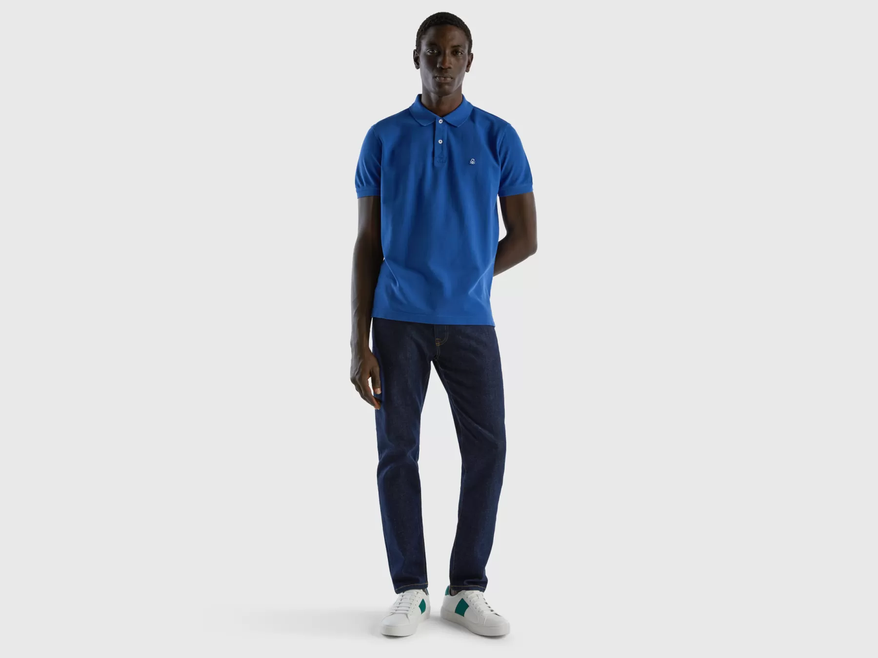 Benetton Poloregular Fit Bluette Best