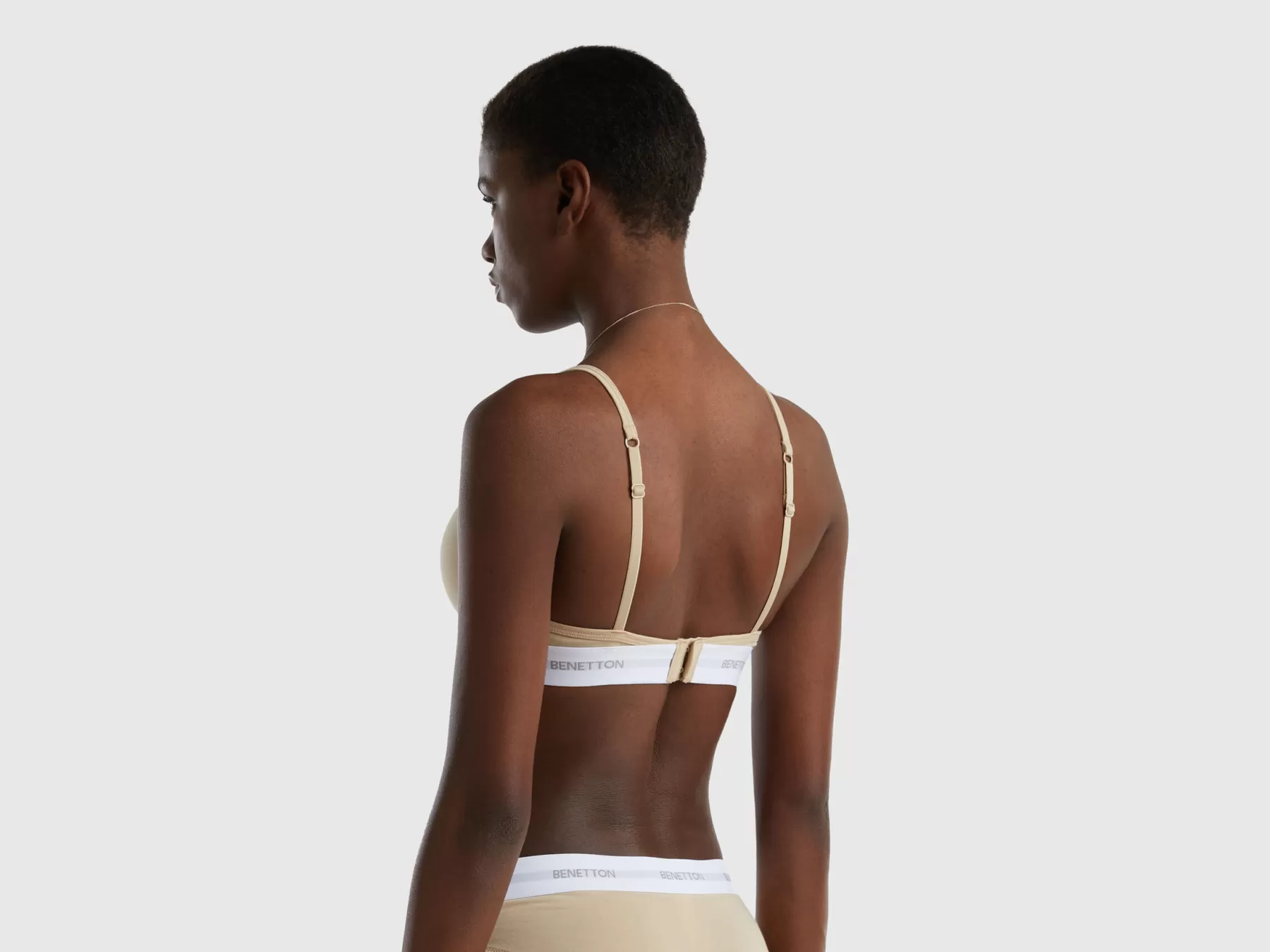 Benetton Reggisenoa Triangolo Beige Discount