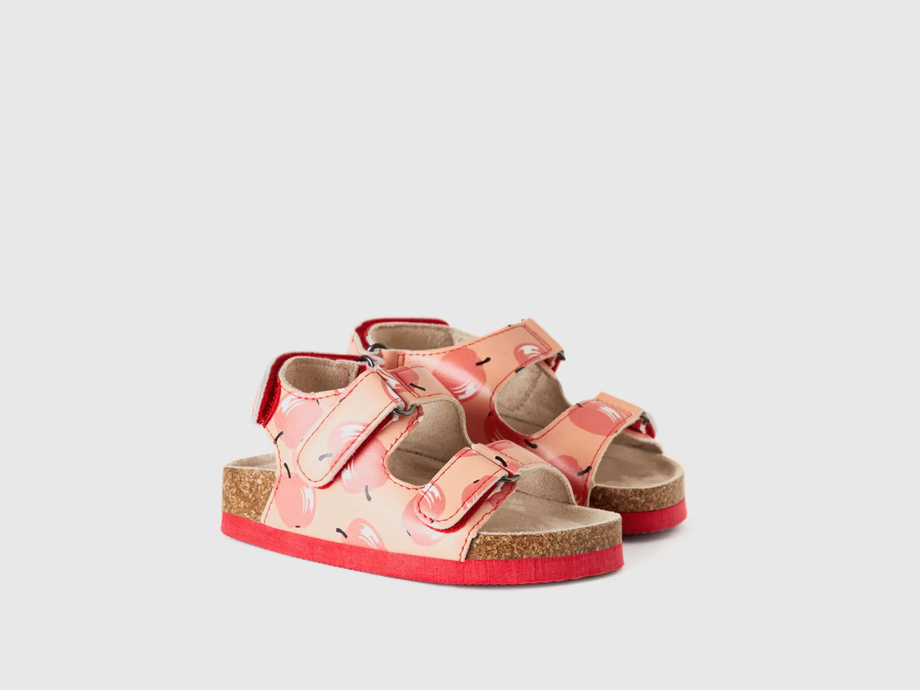 Benetton Sandalicon Pattern Mela Rosa New