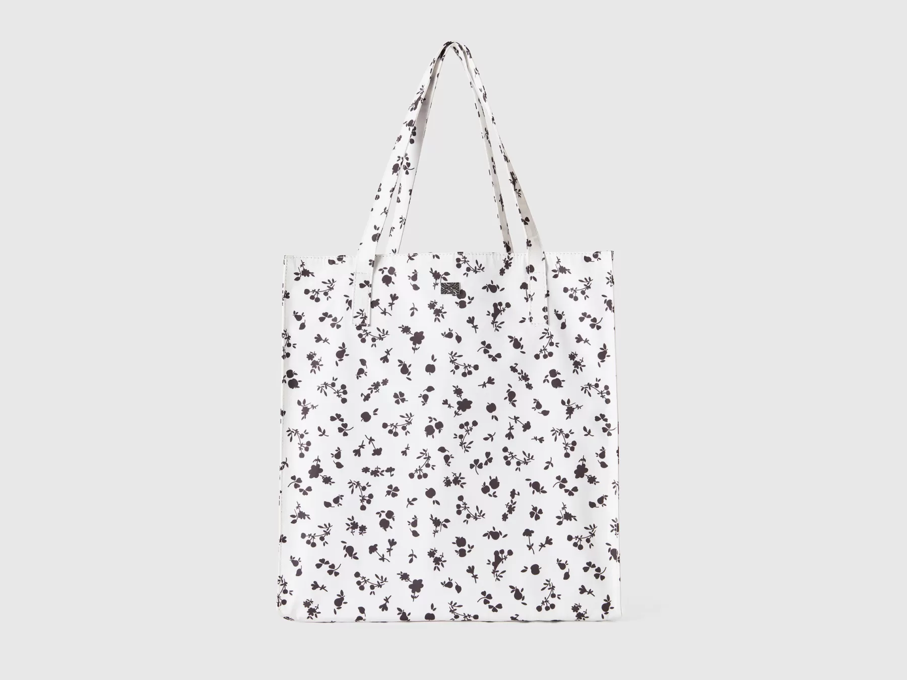 Benetton Shopping Bag Bianca Fantasia Bianco Flash Sale