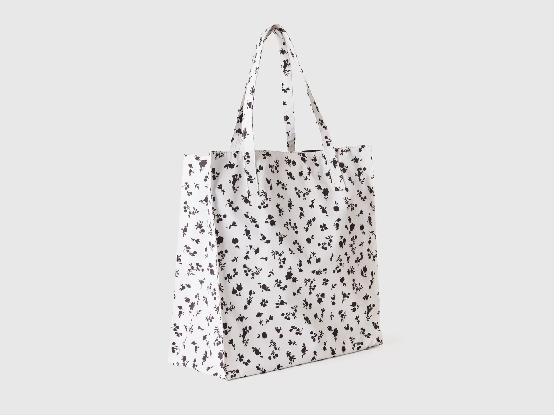 Benetton Shopping Bag Bianca Fantasia Bianco Flash Sale