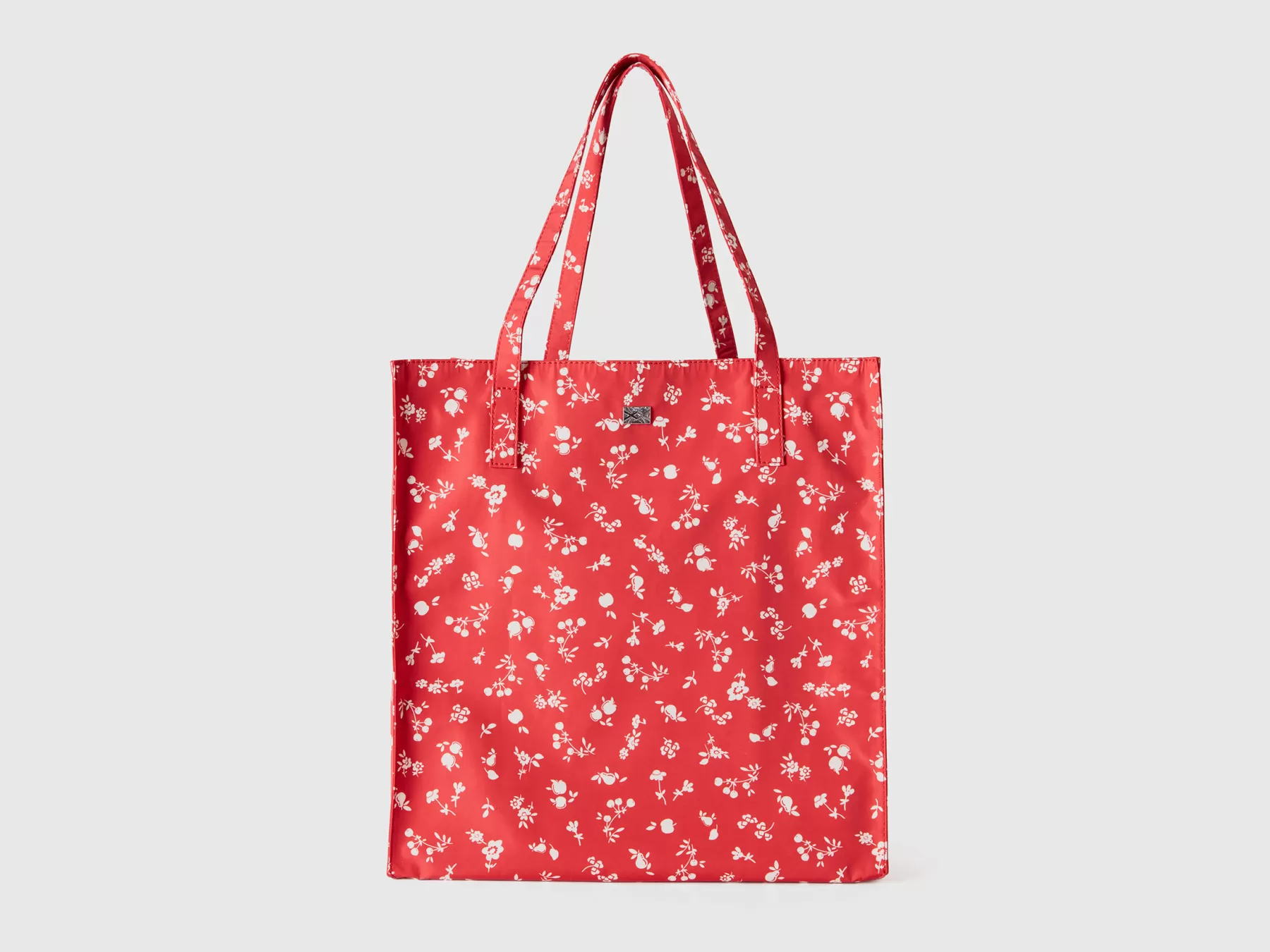 Benetton Shopping Bag Rossa Fantasia Rosso Hot