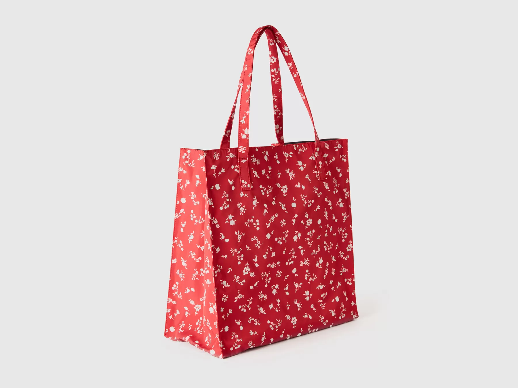 Benetton Shopping Bag Rossa Fantasia Rosso Hot