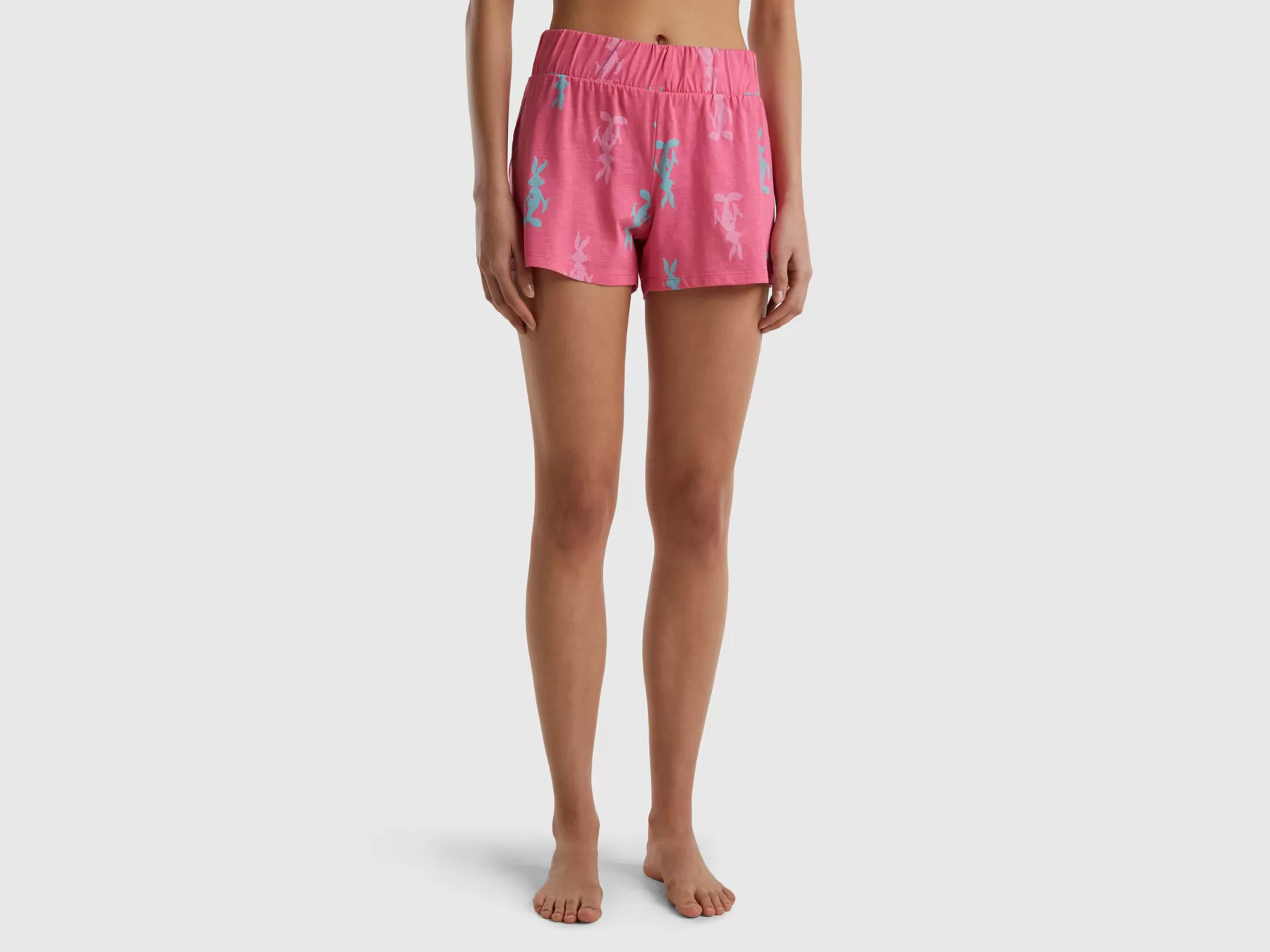 Benetton Shorts Bugs Bunny Fucsia Clearance