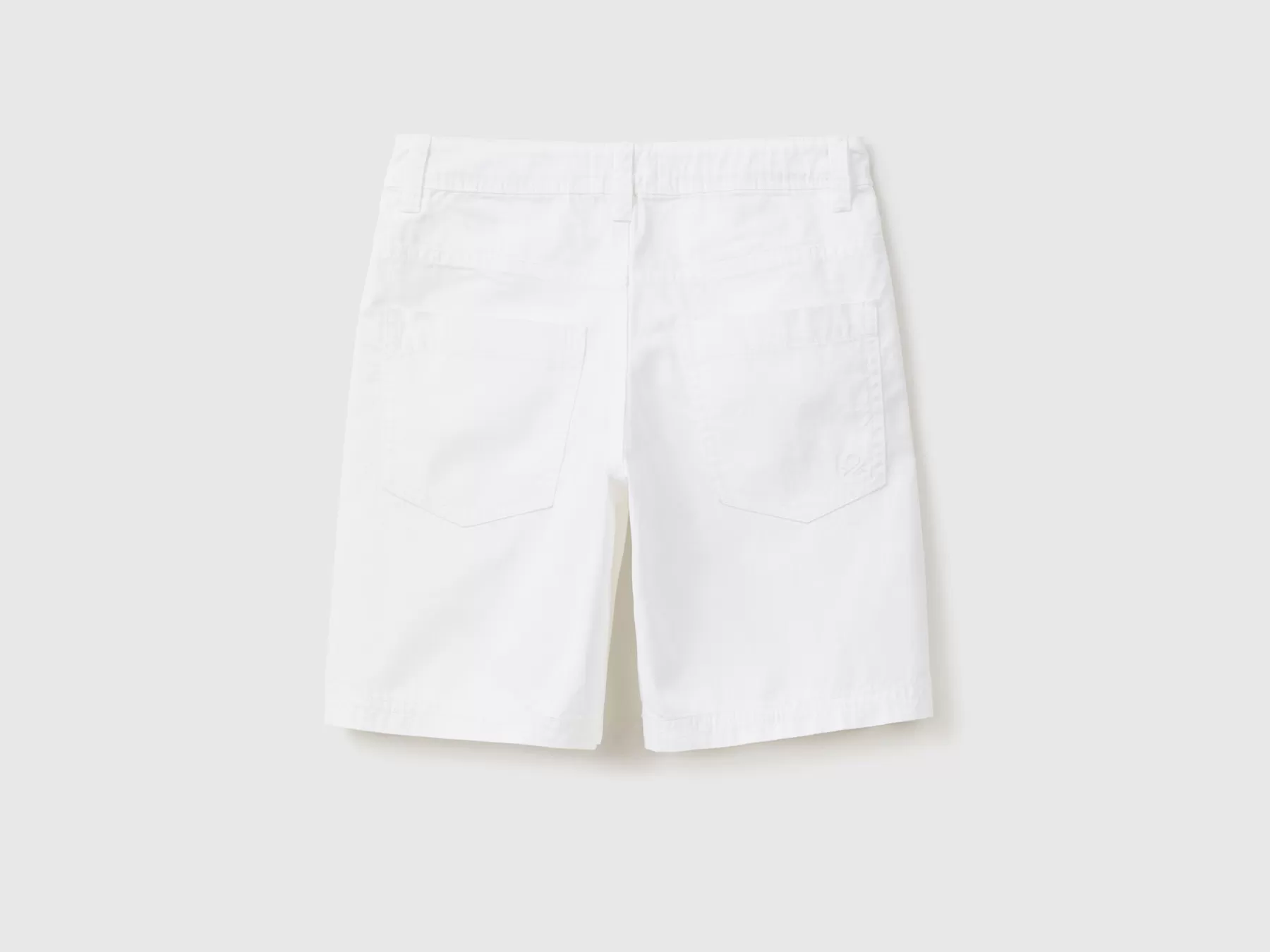 Benetton Shorts Cinque Tasche Bianco New