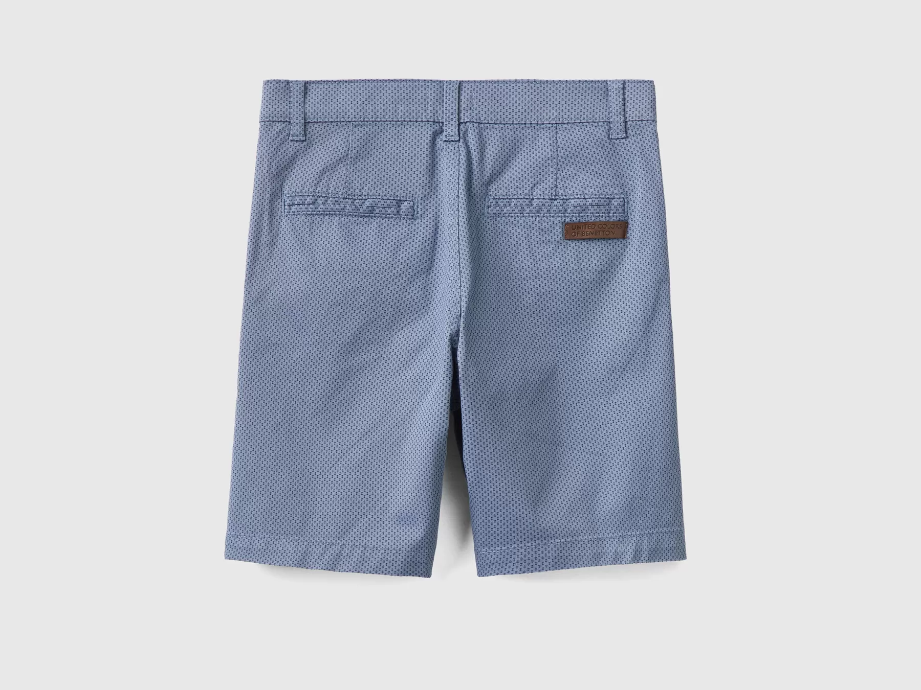 Benetton Shorts Slim Fit Micro Fantasia Avio Cheap