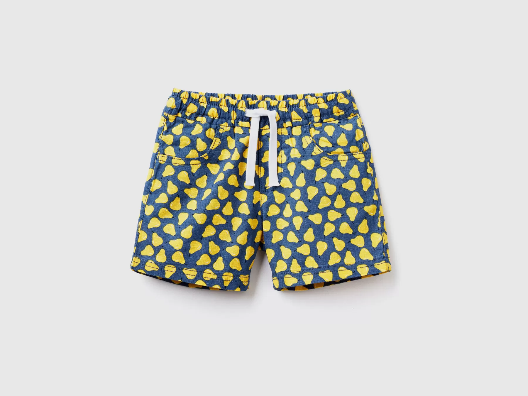 Benetton Shortscon Pattern Pere Blu Best