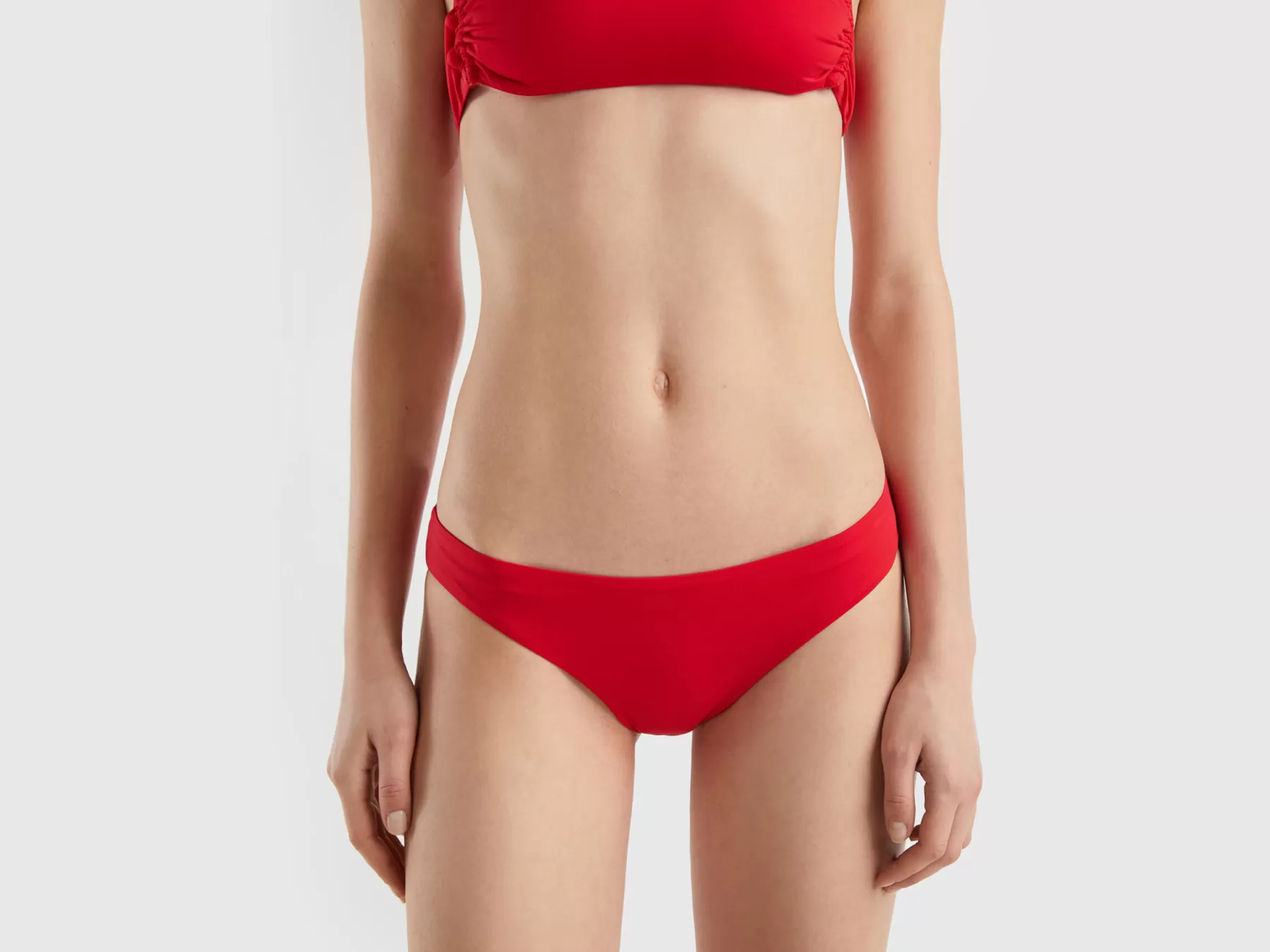 Benetton Slip Costume Basico In Econyl® Fragola Outlet