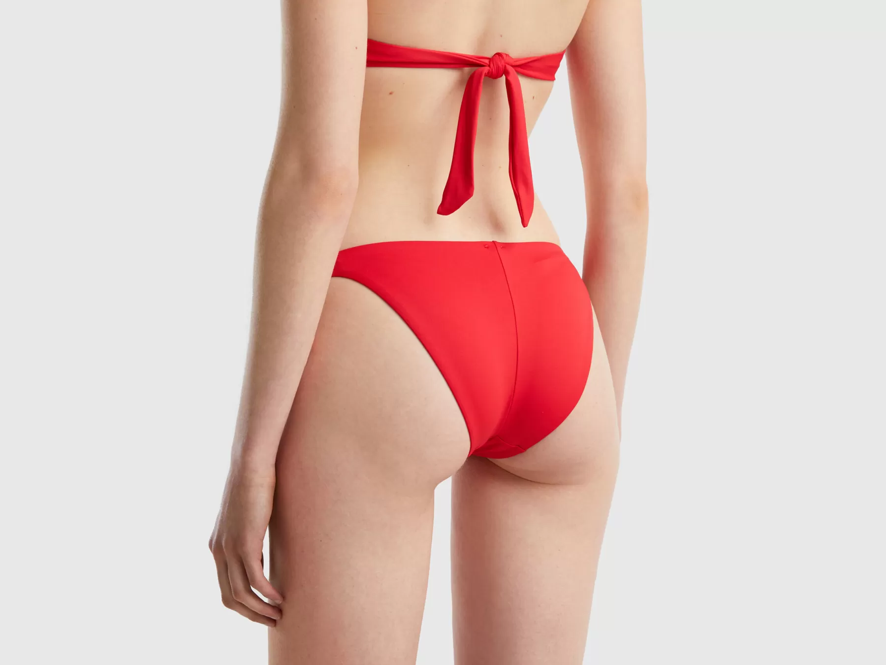 Benetton Slip Costume Con Fiocchi Laterali Fragola Cheap