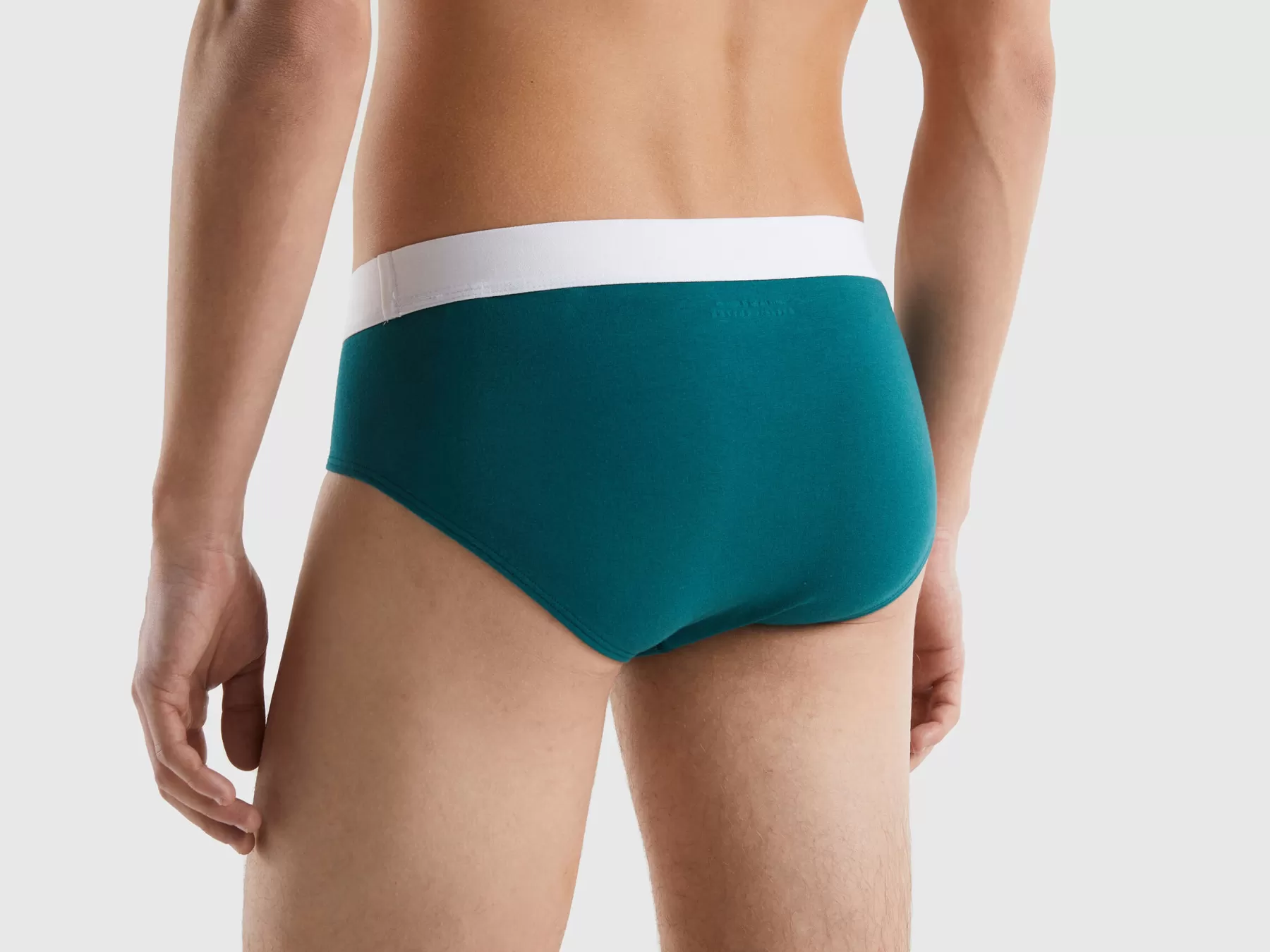 Benetton Slip In Cotone Bio Stretch Verde Scuro Store