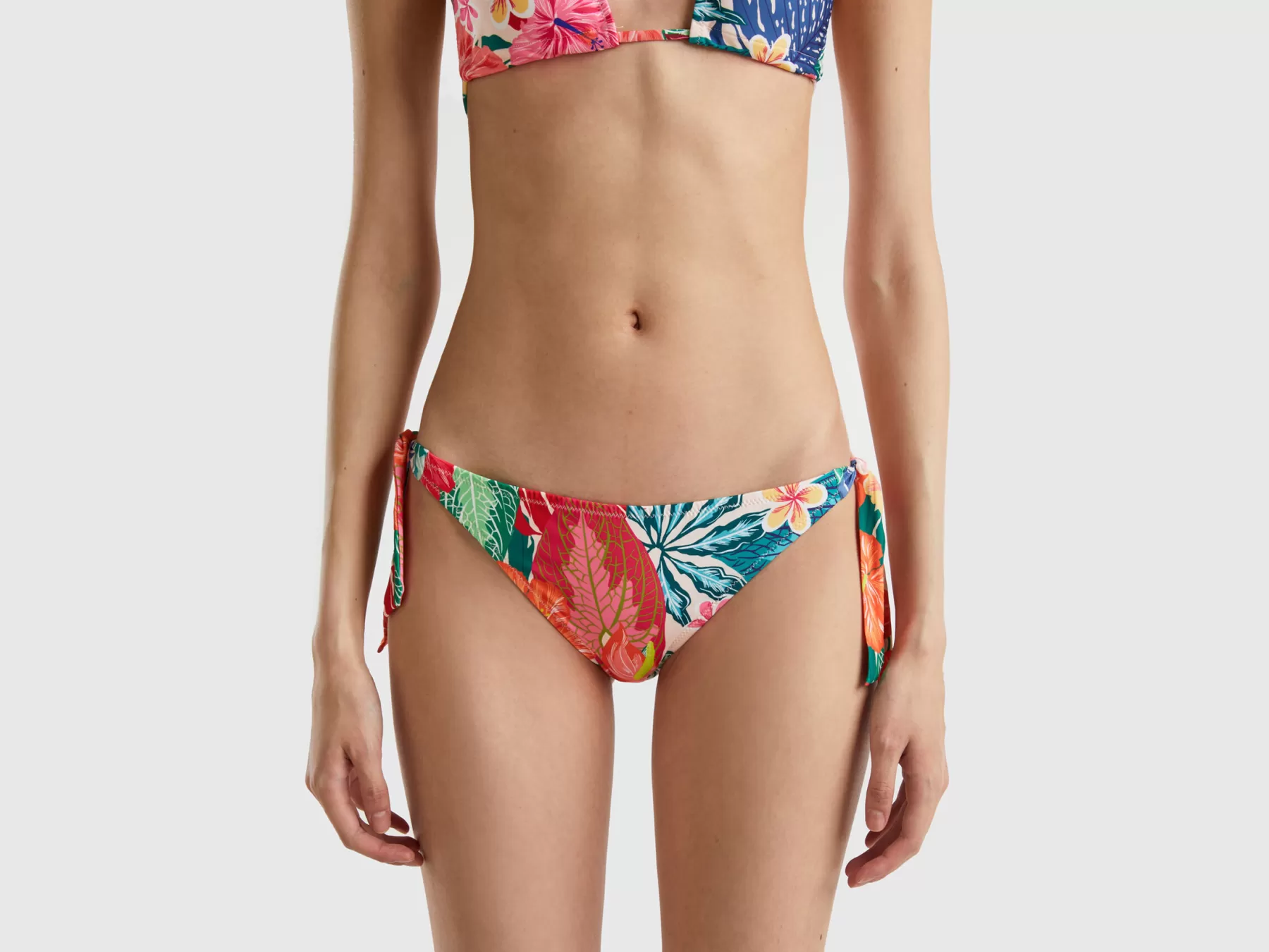 Benetton Slip Mare A Fiori Con Fiocchi Multi-Color Store