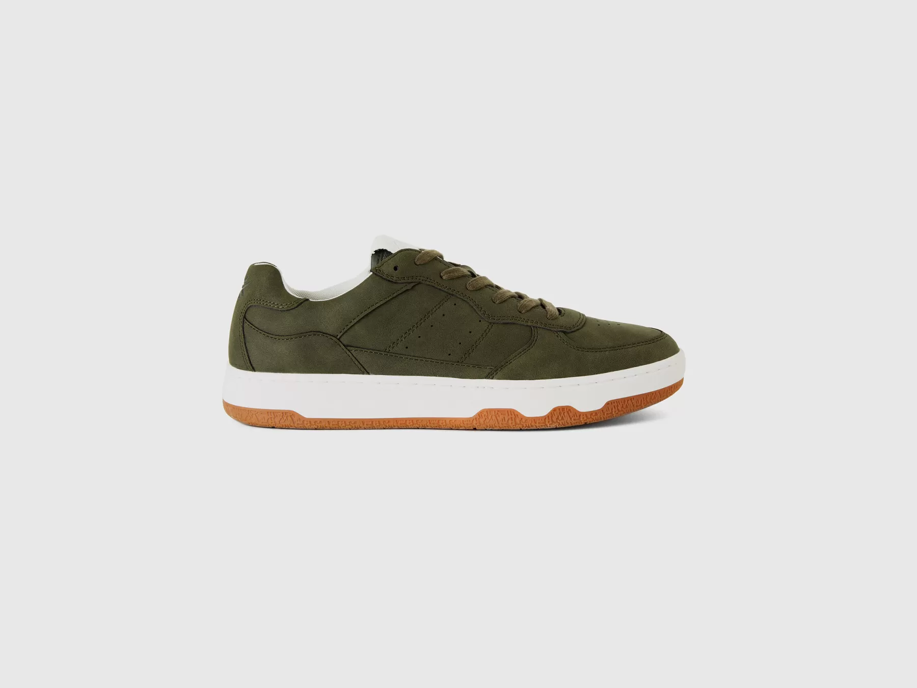 Benetton Sneakers Basse Verde Militare Flash Sale