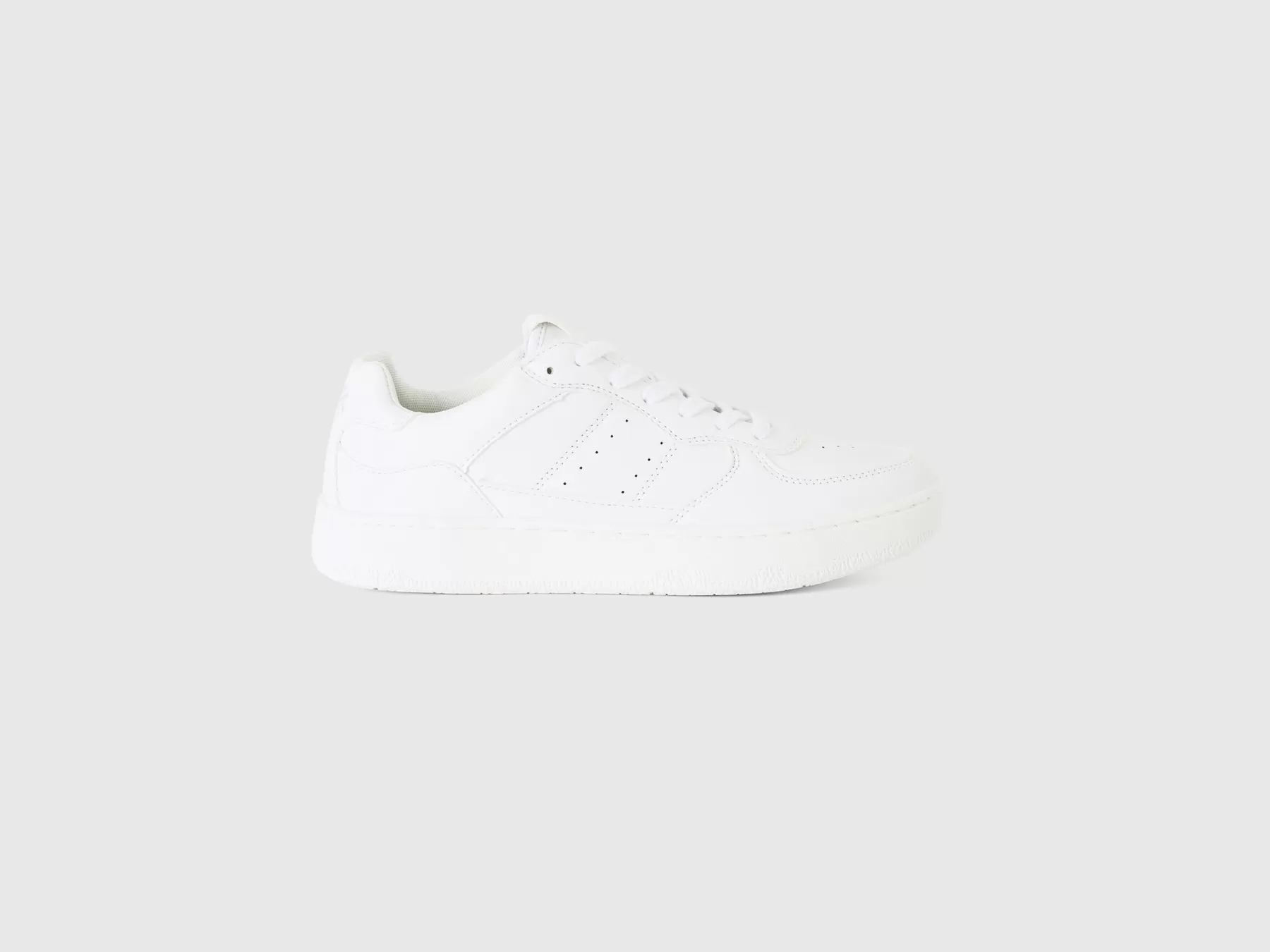 Benetton Sneakers Basse Bianche Bianco Clearance