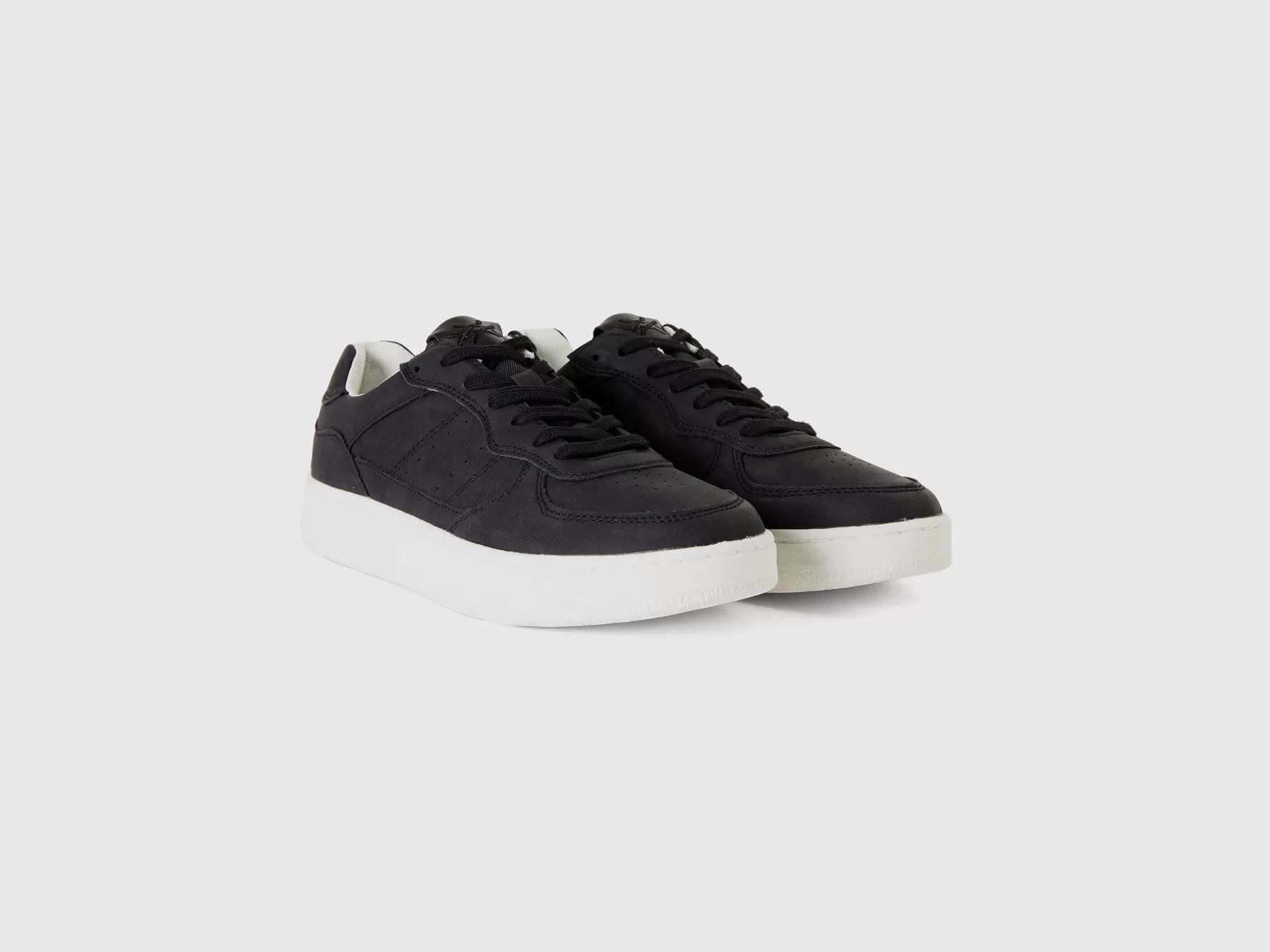 Benetton Sneakers Basse Nere Nero Shop