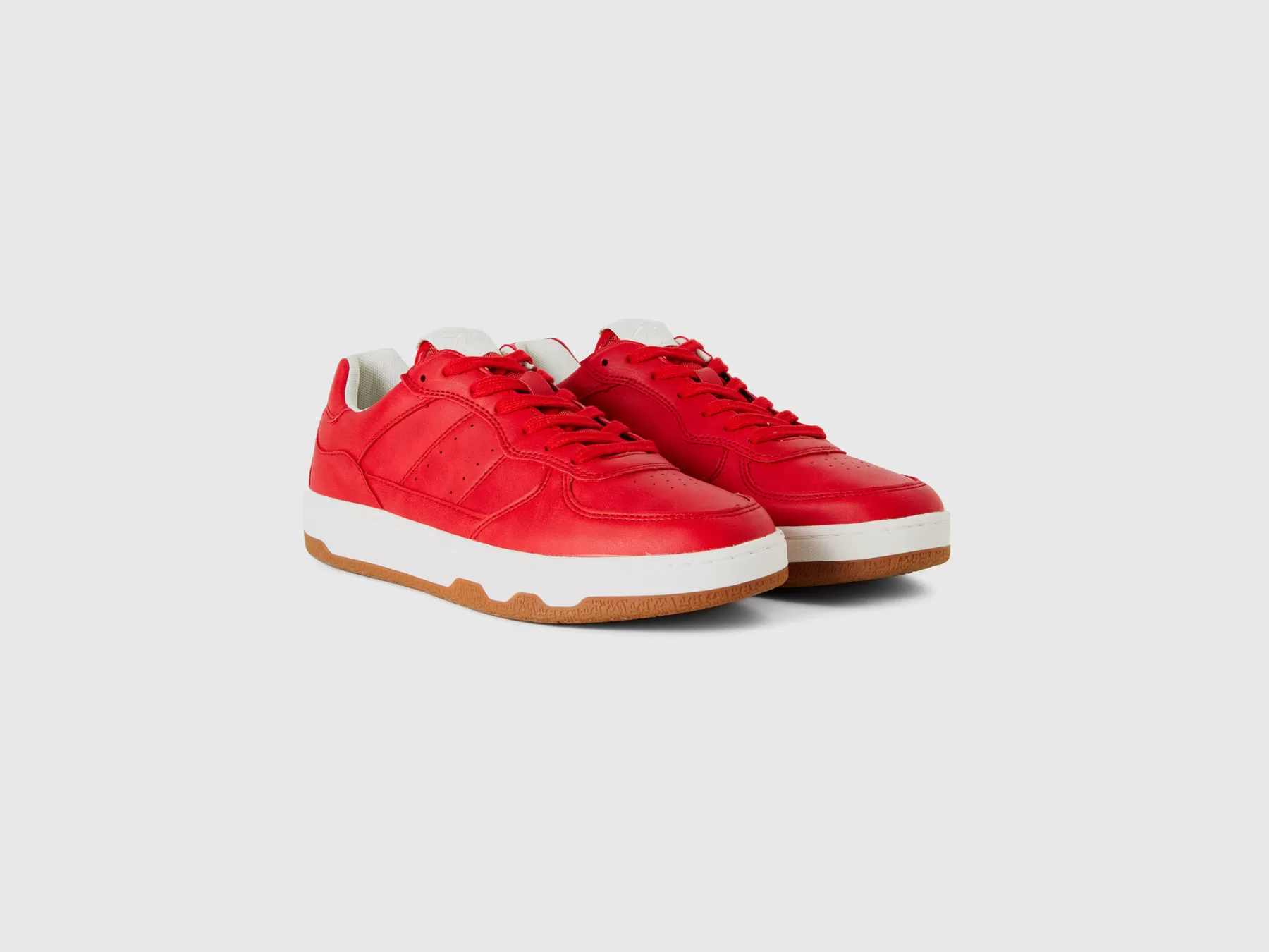 Benetton Sneakers Basse Rosse Rosso Discount