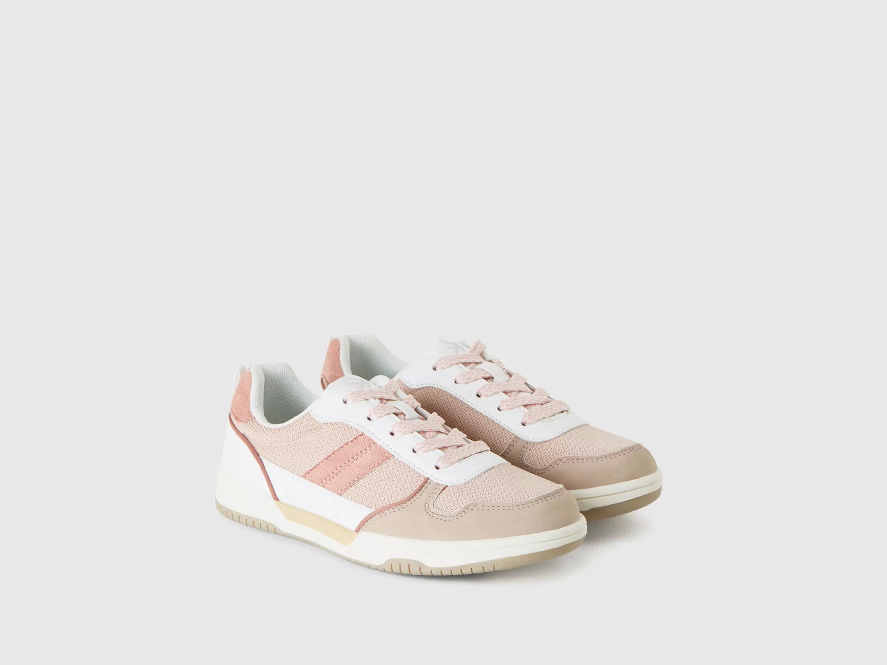 Benetton Sneakers Multicolor Rosa Sale