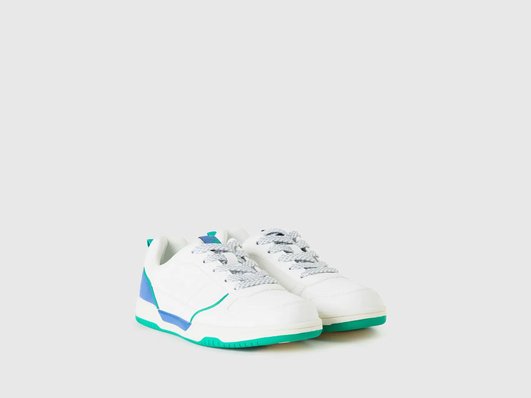 Benetton Sneakers Multicolor Bianco Outlet