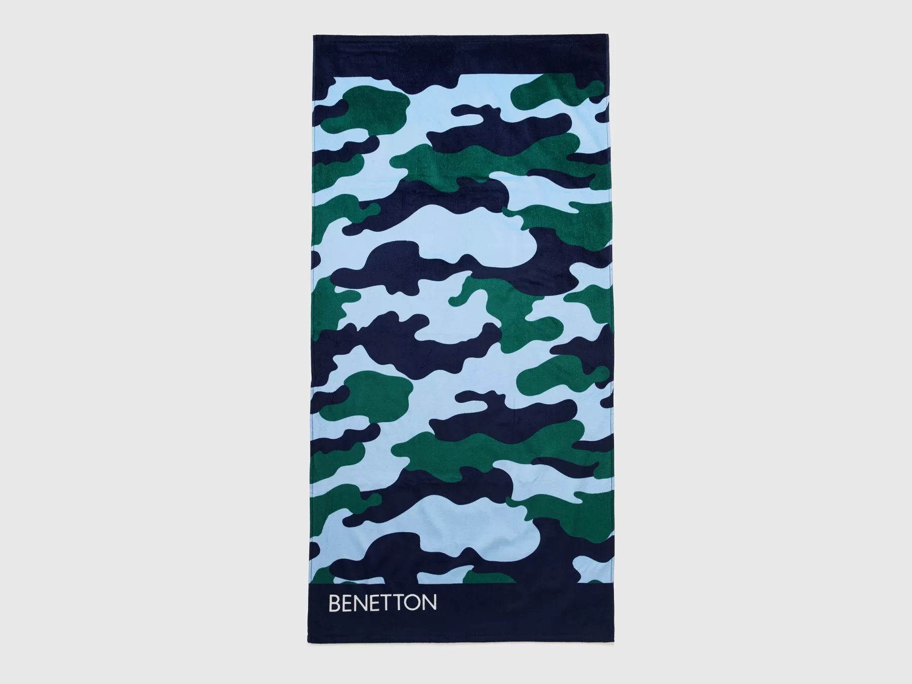 Benetton Telo Mare Con Stampa Camouflage Multi-Color Discount