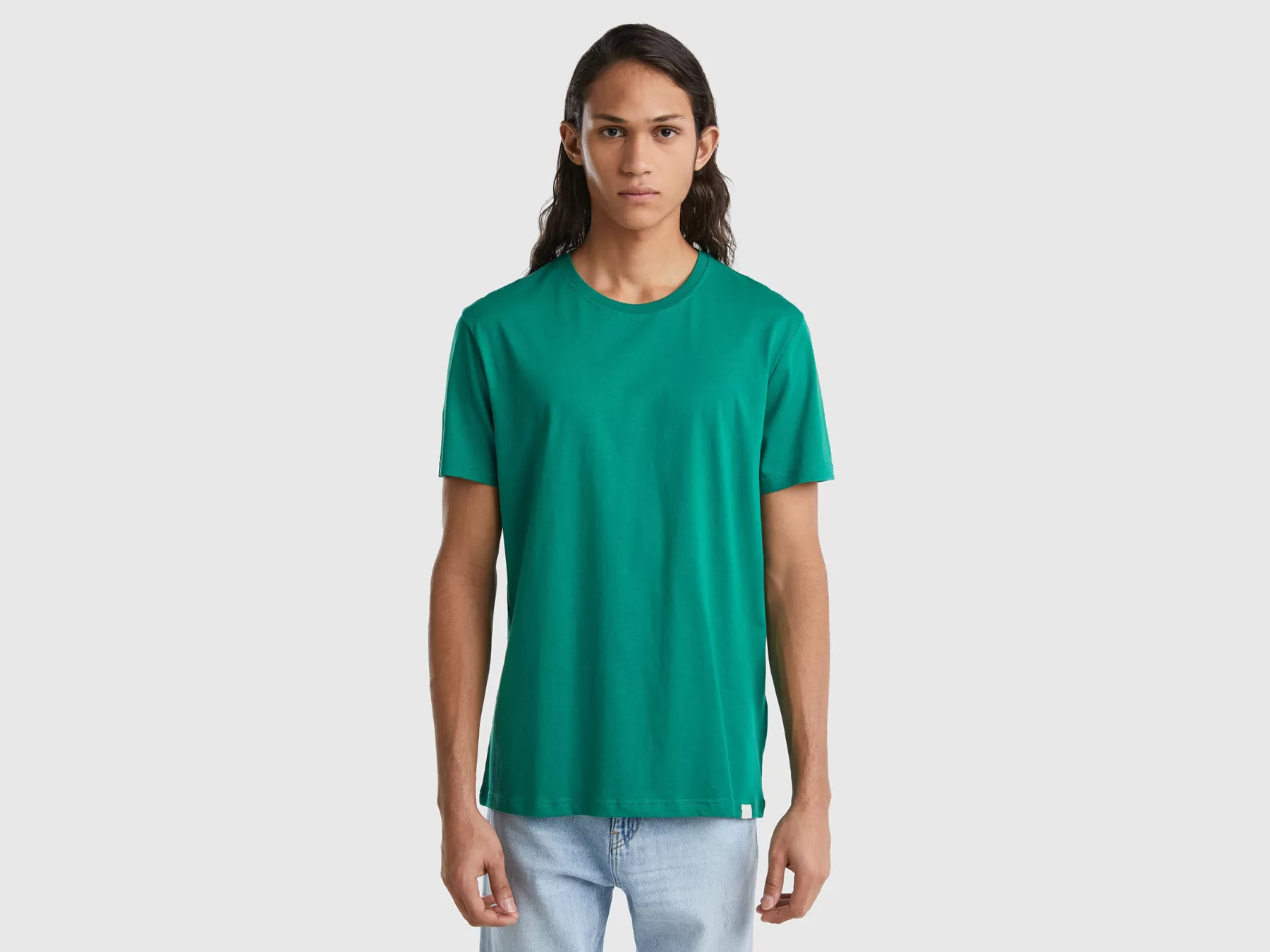 Benetton T-Shirt Verde Scuro Sale