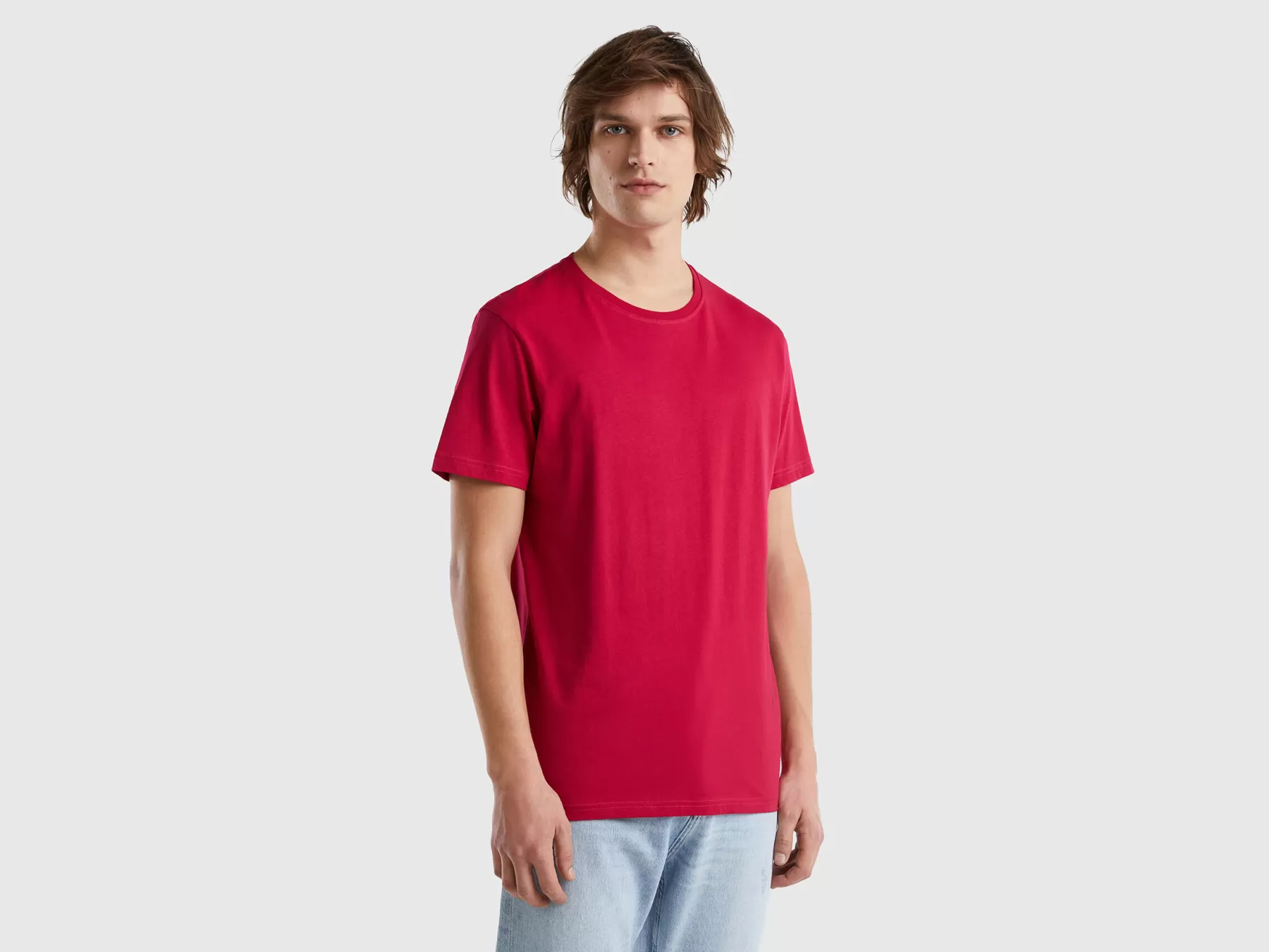 Benetton T-Shirt Fucsia Cheap