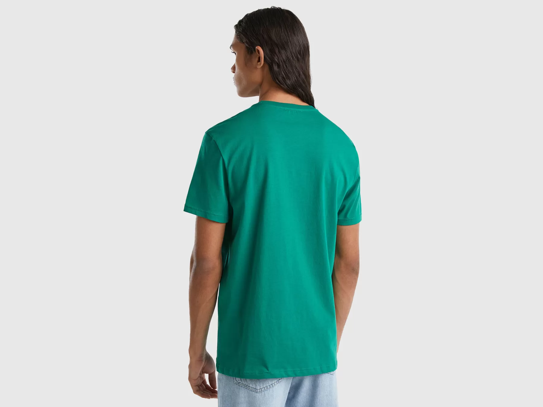 Benetton T-Shirt Verde Scuro Sale