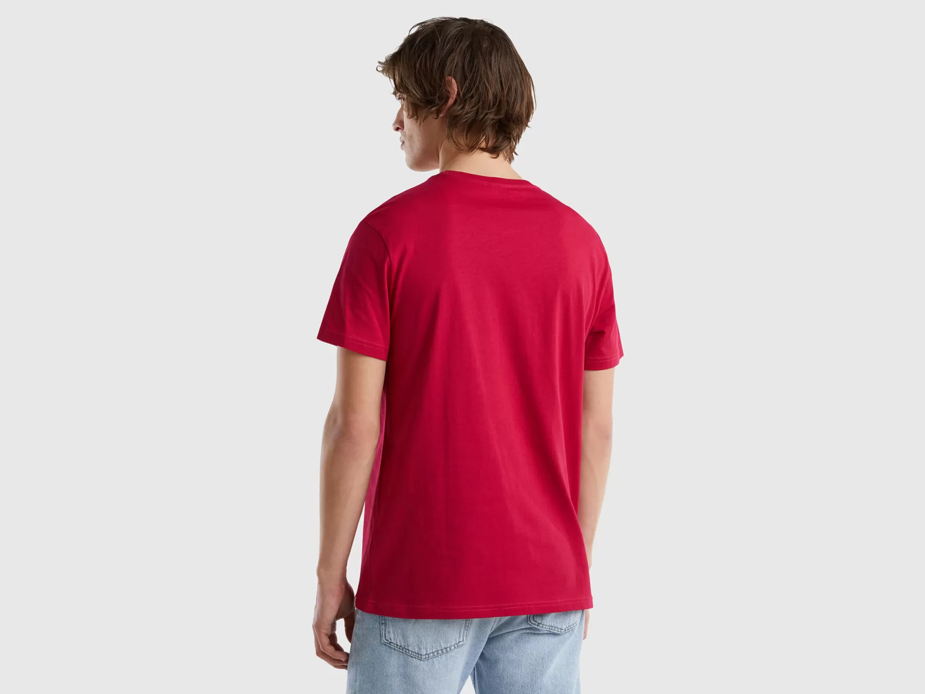 Benetton T-Shirt Fucsia Cheap