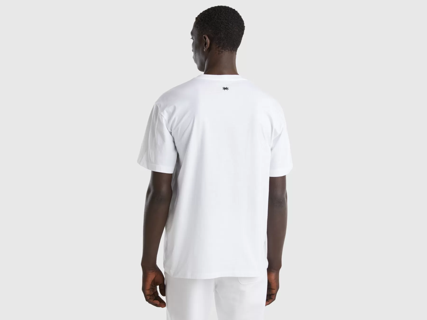 Benetton T-Shirt "Be" Oversize Bianco Store