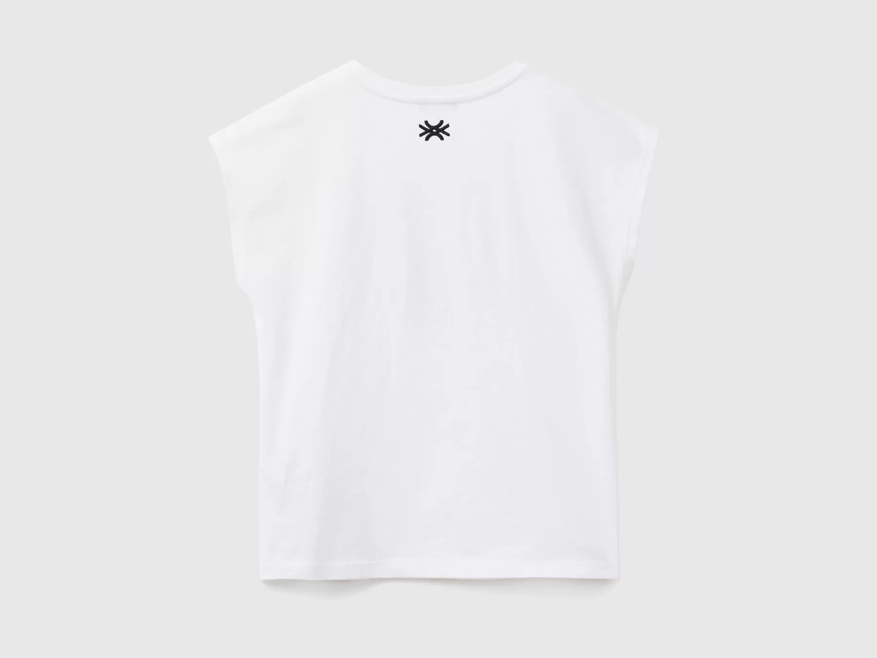 Benetton T-Shirt Bianca Be Family Bianco Online