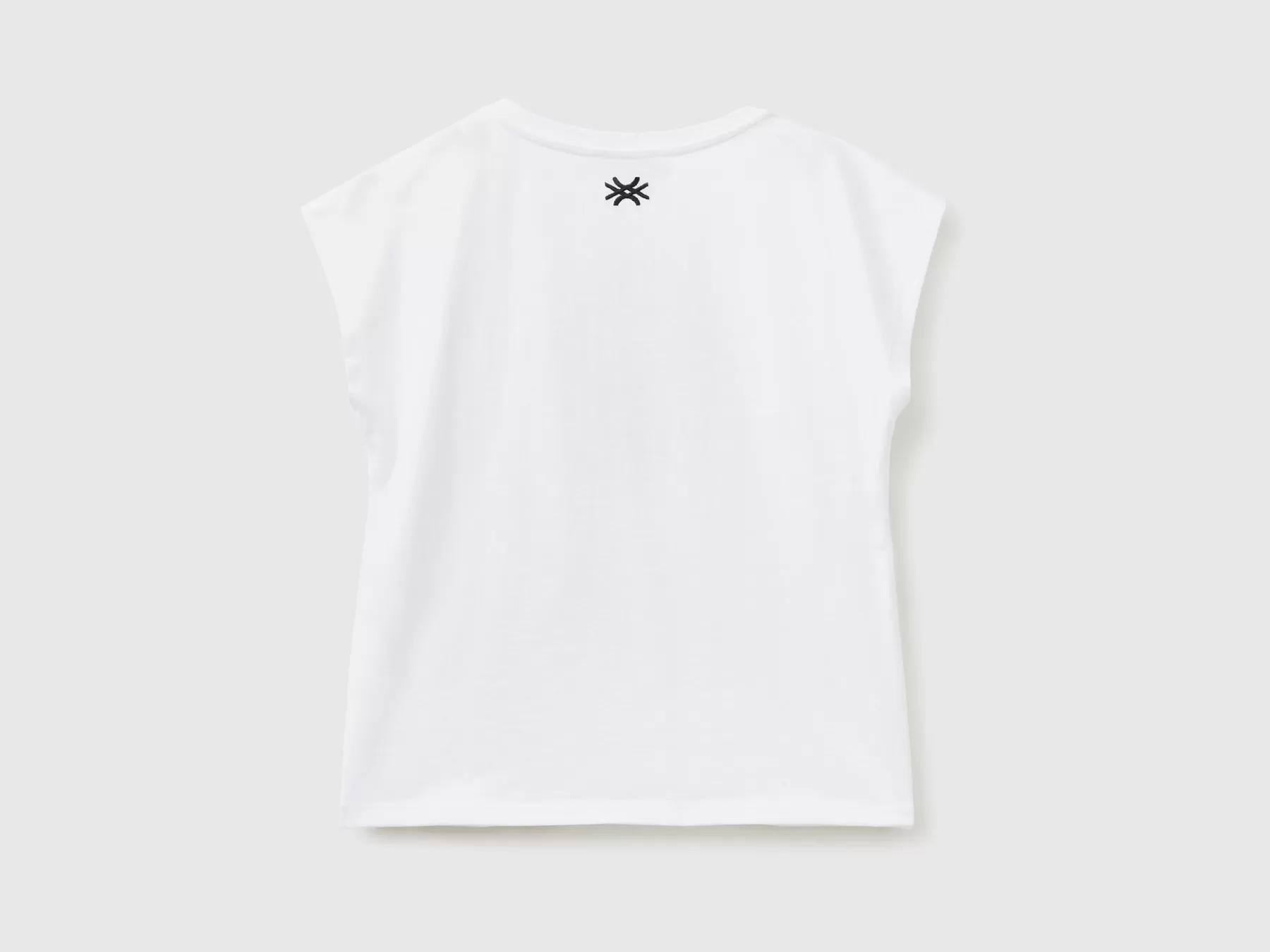 Benetton T-Shirt Bianca Be Family Bianco Sale