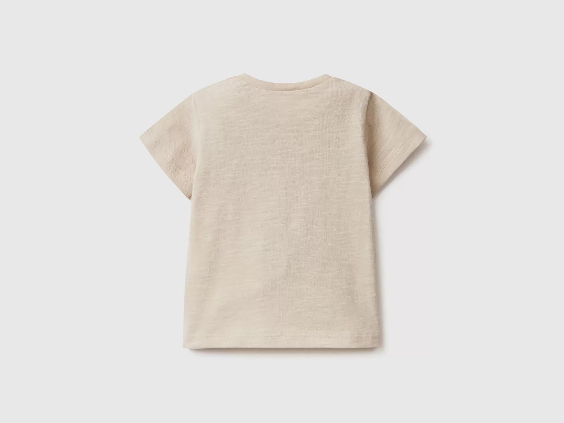 Benetton T-Shirt Con Stampa Frutta Beige Store