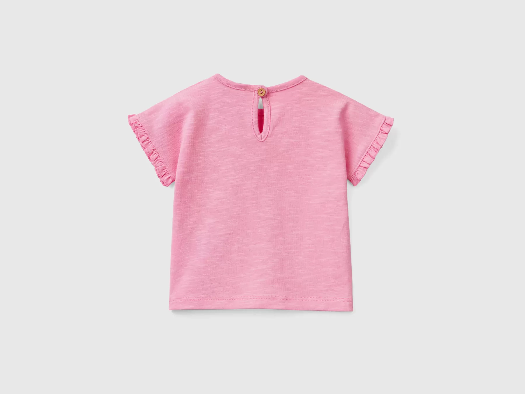 Benetton T-Shirt Con Stampa Frutta Rosa Clearance