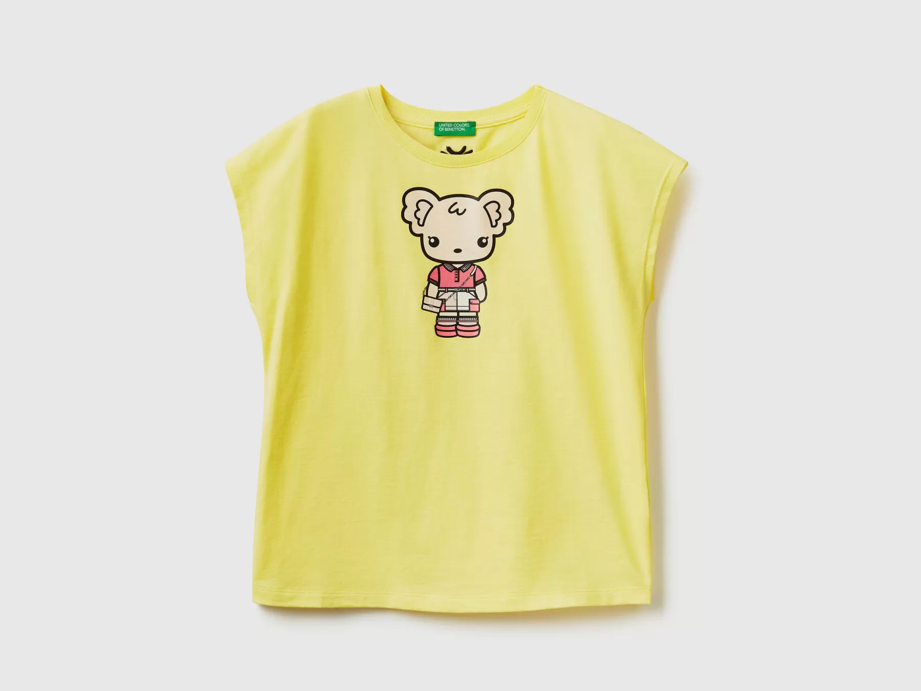 Benetton T-Shirt Gialla Be Family Giallo Sale