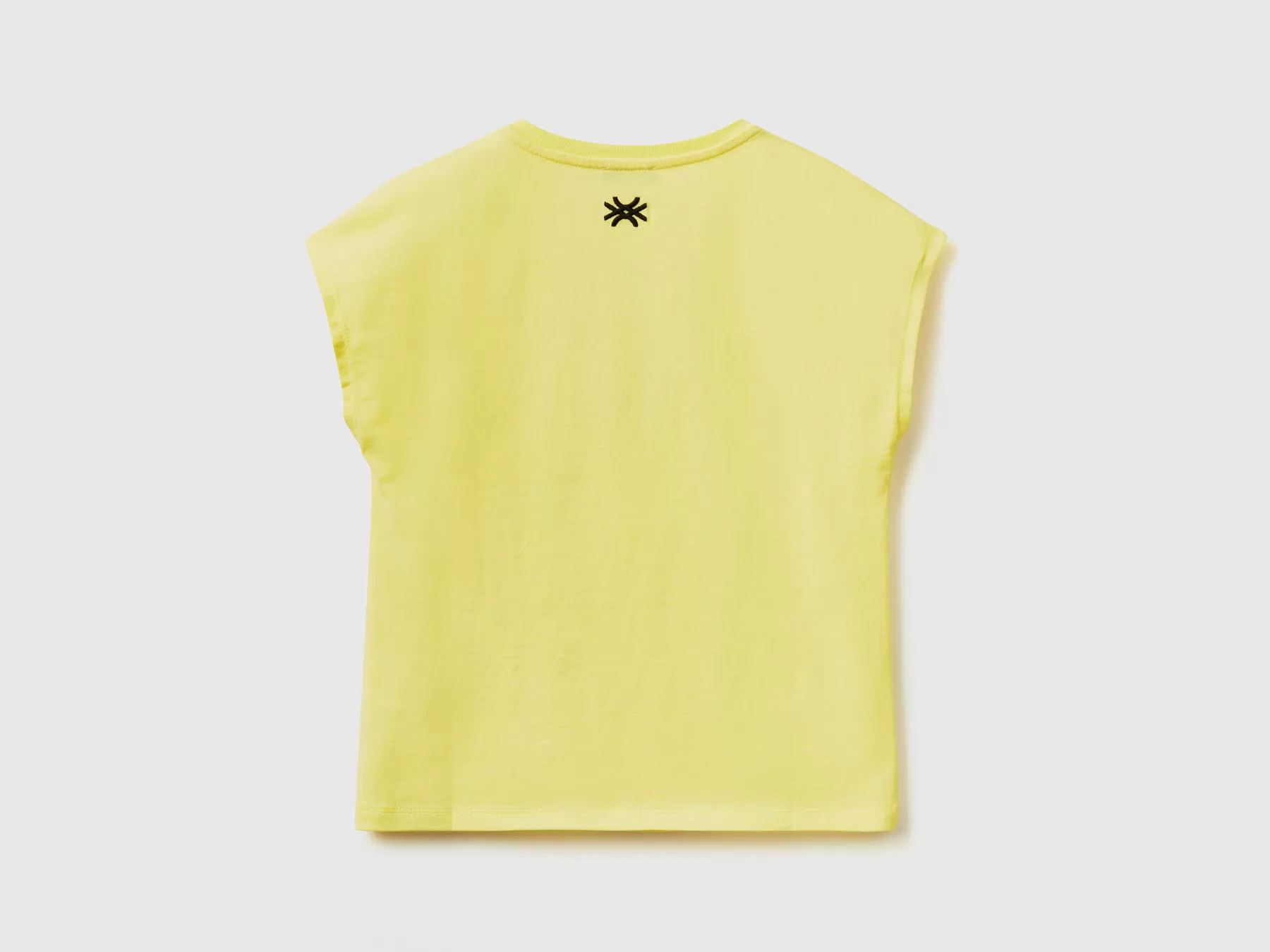 Benetton T-Shirt Gialla Be Family Giallo Sale