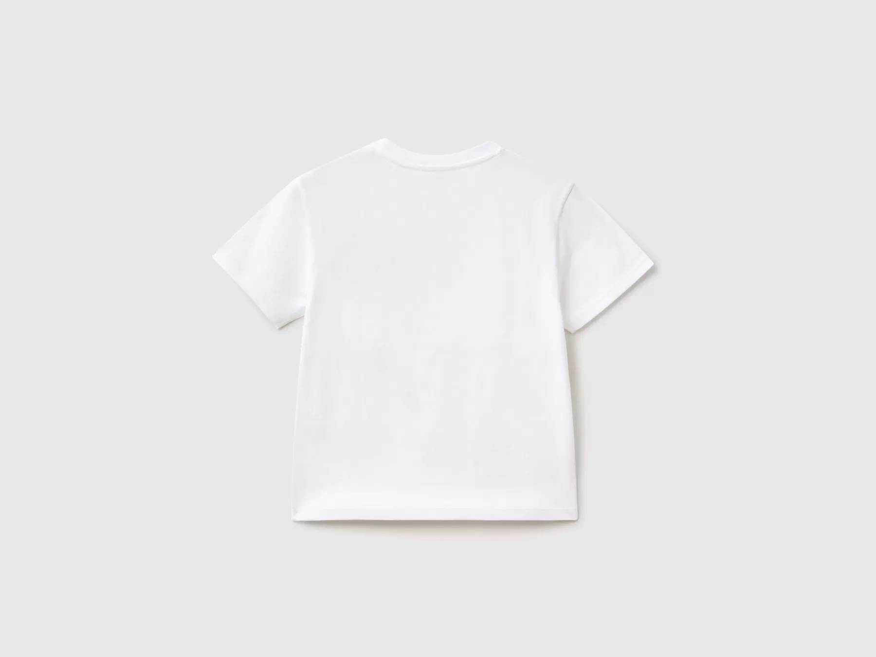 Benetton T-Shirt Peanuts Manica Corta Bianco Outlet