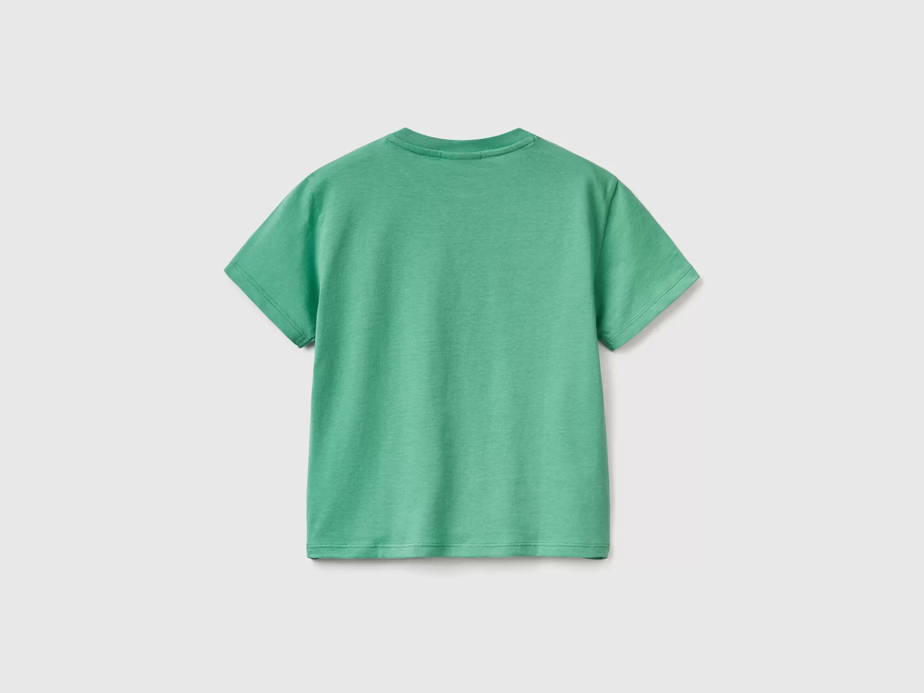 Benetton T-Shirt Peanuts Manica Corta Verde Best